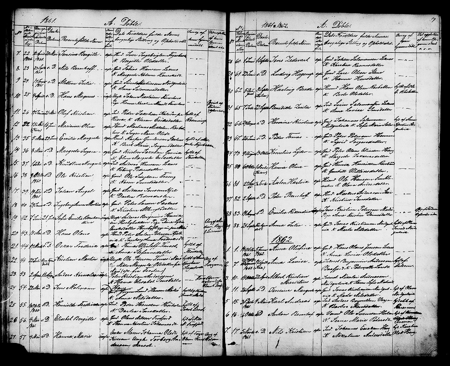 Ministerialprotokoller, klokkerbøker og fødselsregistre - Nord-Trøndelag, SAT/A-1458/788/L0695: Parish register (official) no. 788A02, 1843-1862, p. 19