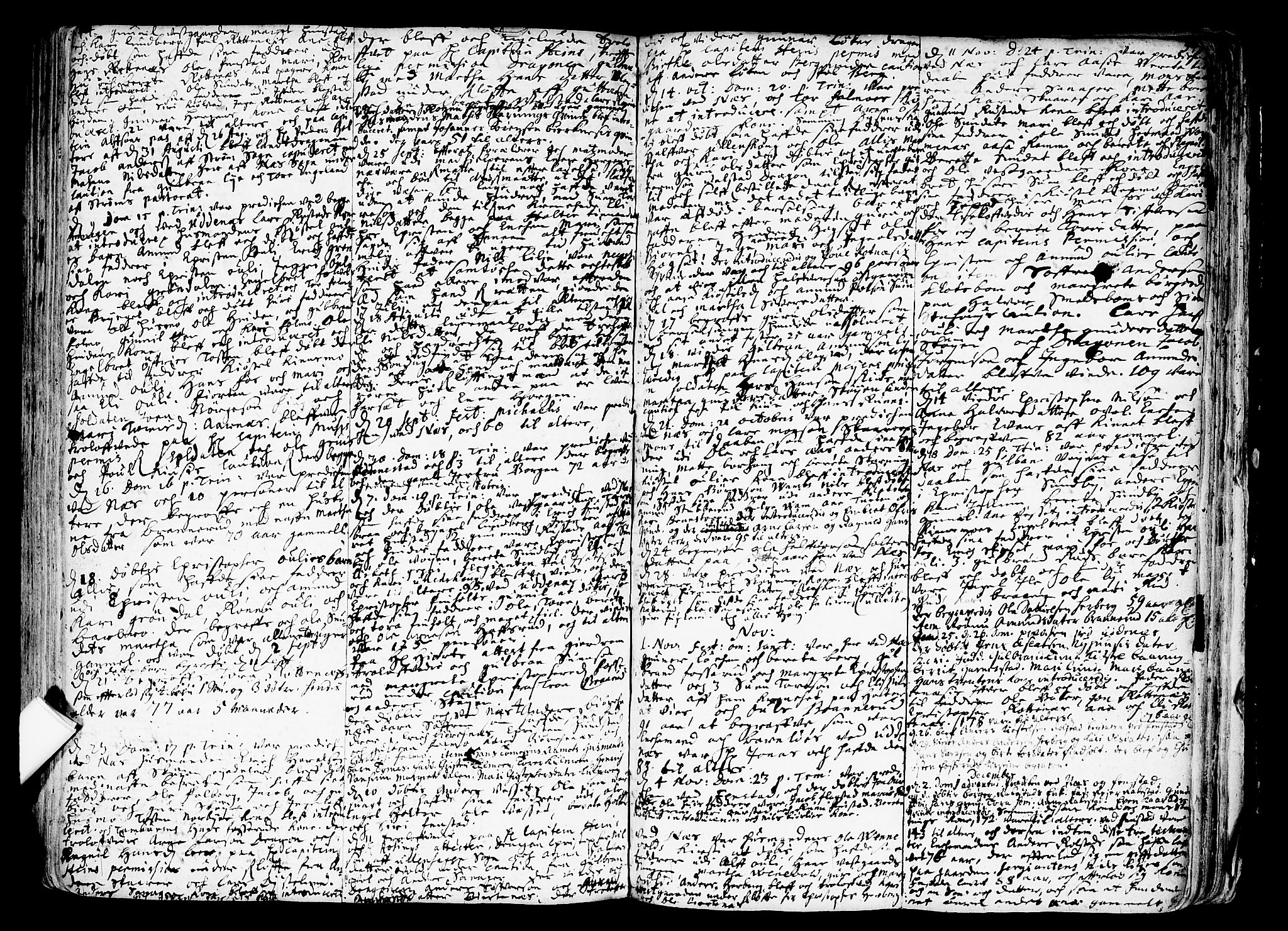 Nes prestekontor Kirkebøker, AV/SAO-A-10410/F/Fa/L0001: Parish register (official) no. I 1, 1689-1716, p. 344-345