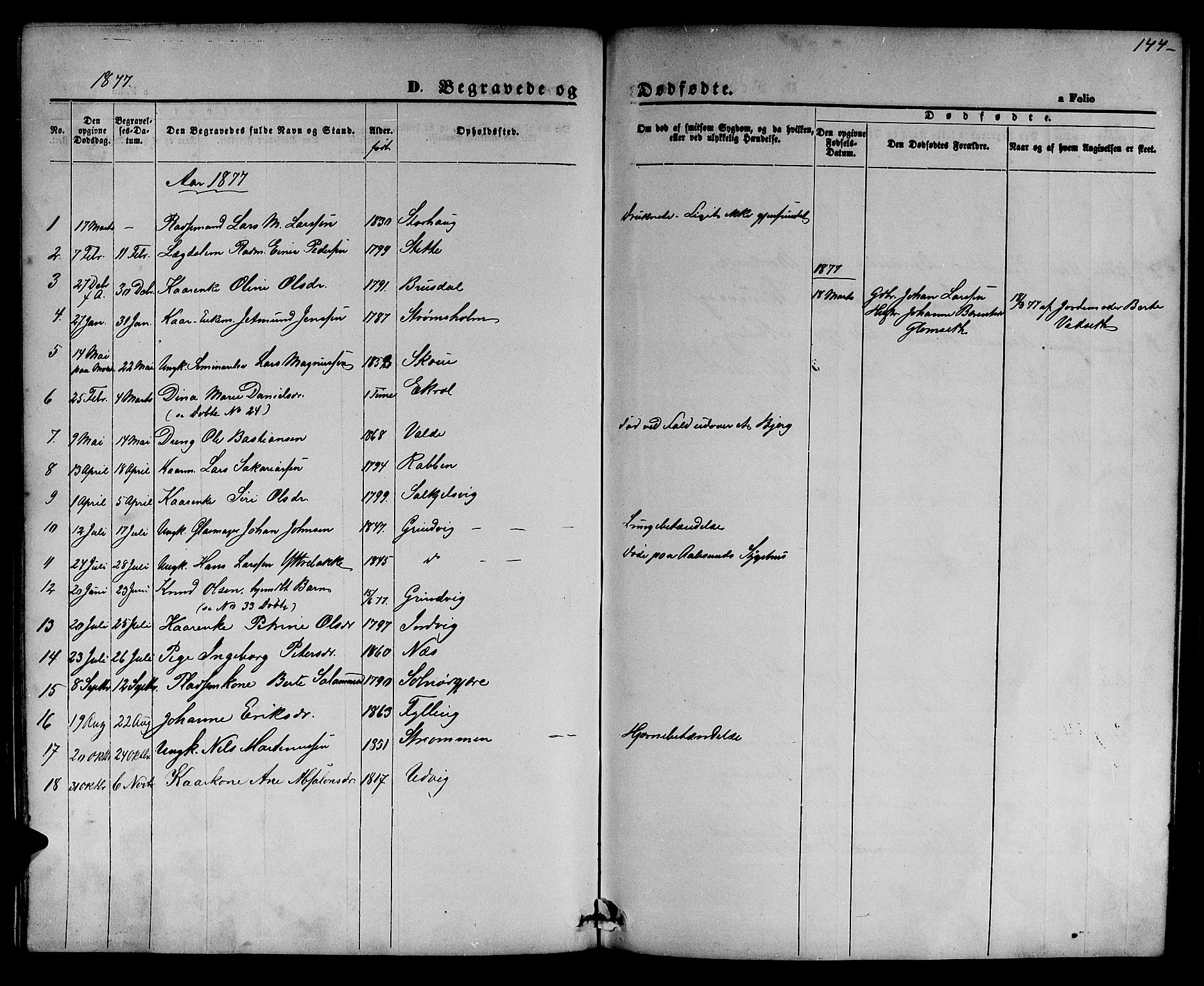 Ministerialprotokoller, klokkerbøker og fødselsregistre - Møre og Romsdal, AV/SAT-A-1454/524/L0364: Parish register (copy) no. 524C05, 1865-1879, p. 144