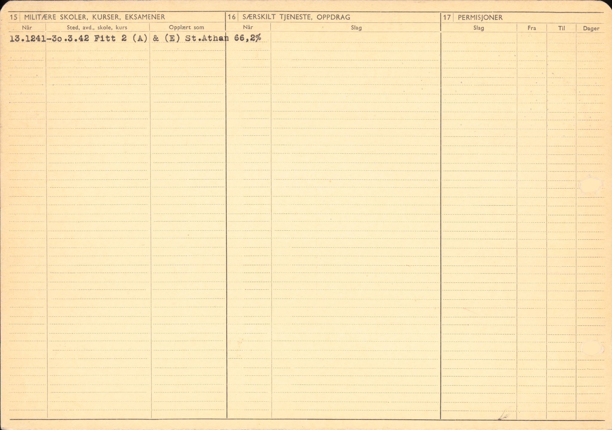 Forsvaret, Forsvarets overkommando/Luftforsvarsstaben, RA/RAFA-4079/P/Pa/L0029: Personellpapirer, 1912, p. 147