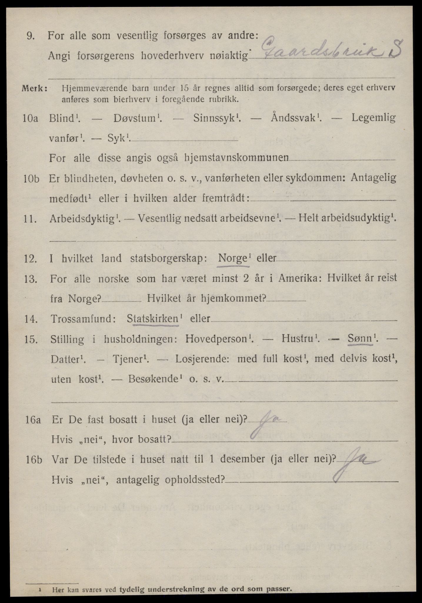 SAT, 1920 census for Stordal, 1920, p. 1625