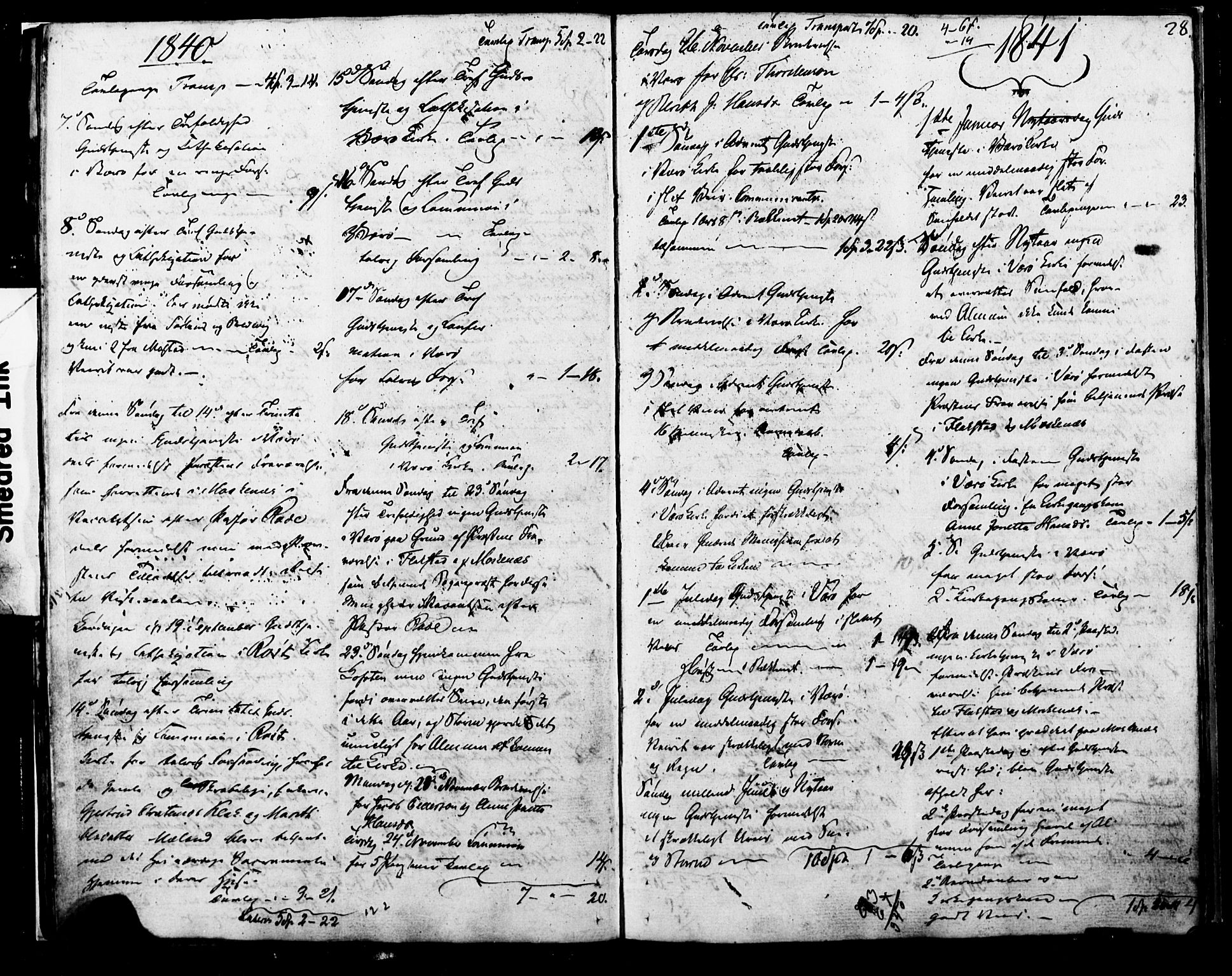 Ministerialprotokoller, klokkerbøker og fødselsregistre - Nordland, SAT/A-1459/807/L0119: Parish register (official) no. 807A02, 1800-1821, p. 28