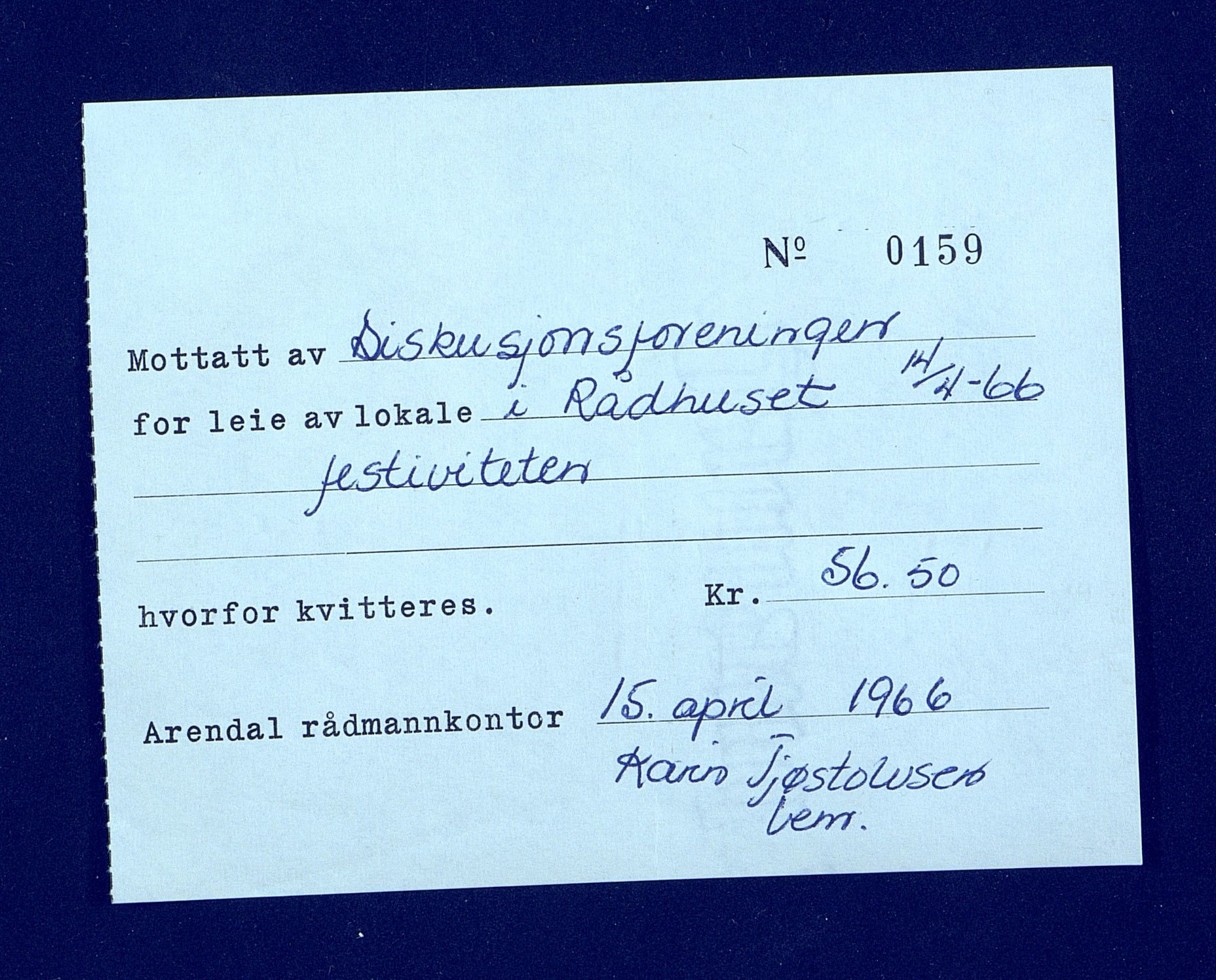 Samling av foreningsarkiv. A-Å, AAKS/PA-1059/F/L0014: Foreninger, Arendal