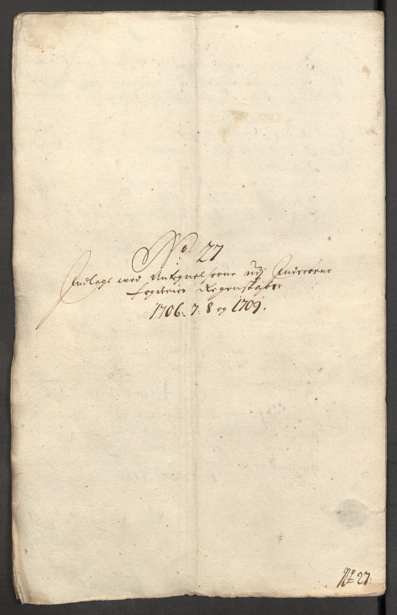 Rentekammeret inntil 1814, Reviderte regnskaper, Fogderegnskap, RA/EA-4092/R63/L4317: Fogderegnskap Inderøy, 1709, p. 458