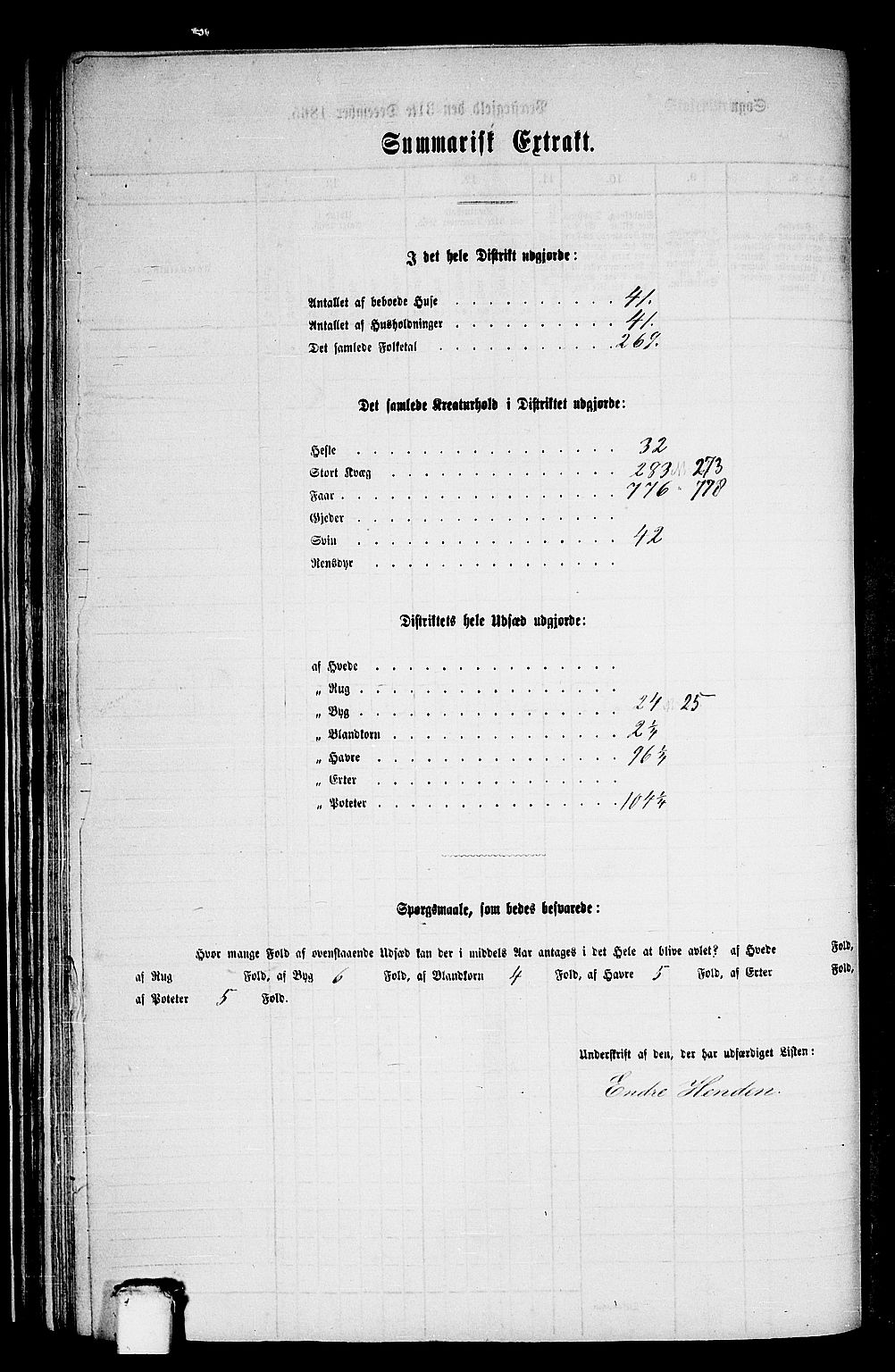 RA, 1865 census for Gloppen, 1865, p. 45