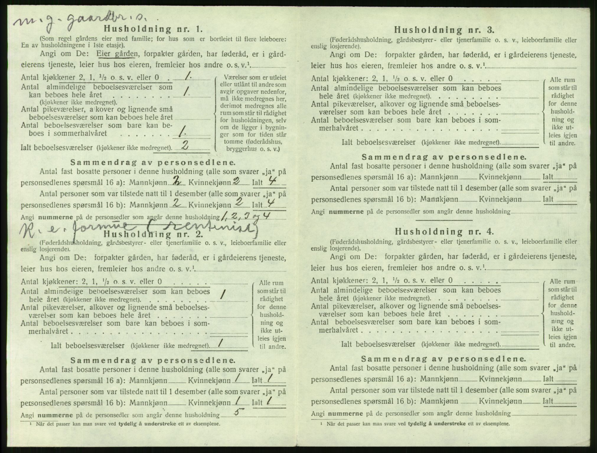 SAT, 1920 census for Sykkylven, 1920, p. 660