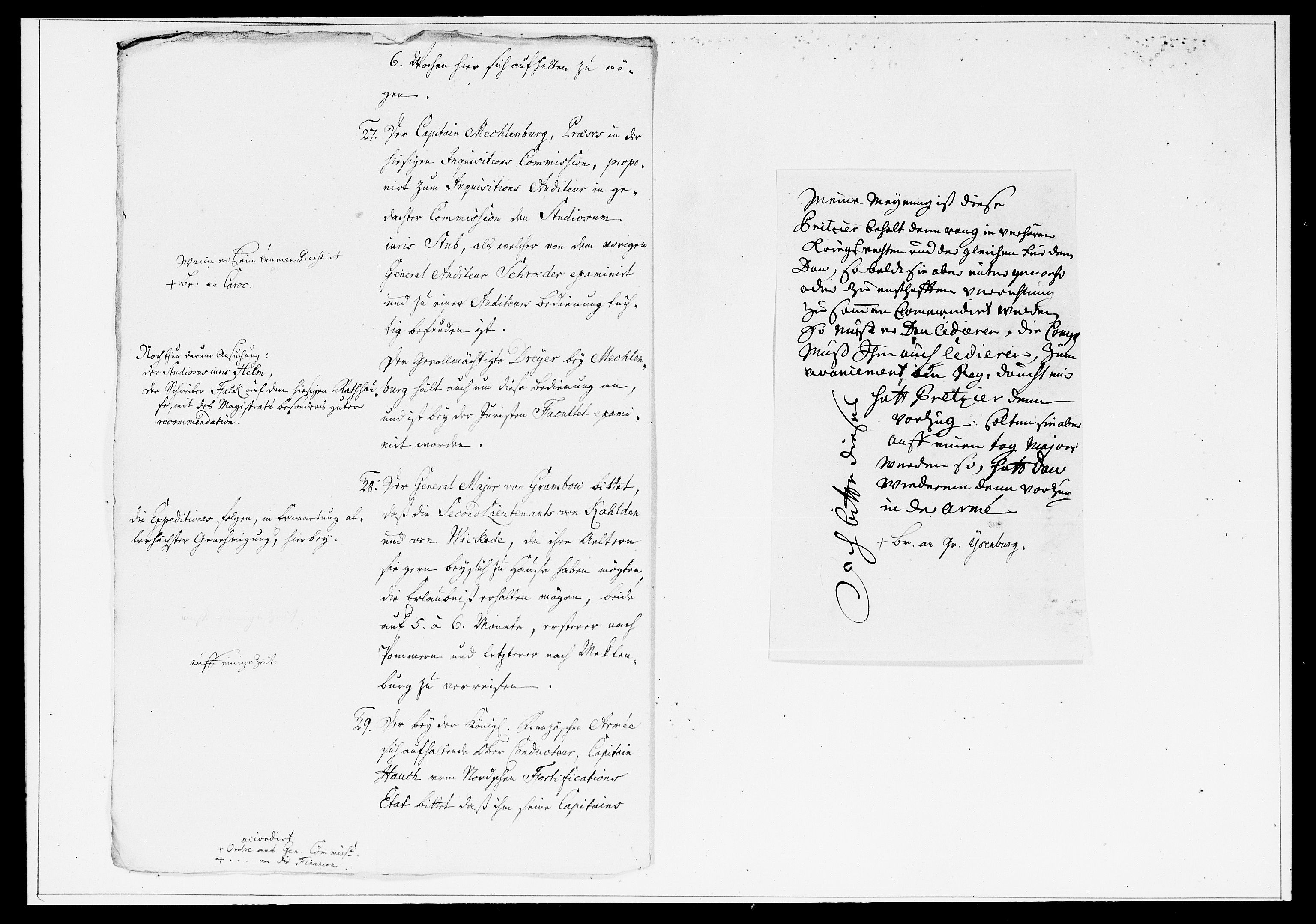 Krigskollegiet, Krigskancelliet, DRA/A-0006/-/1297-1314: Refererede sager, 1758, p. 175