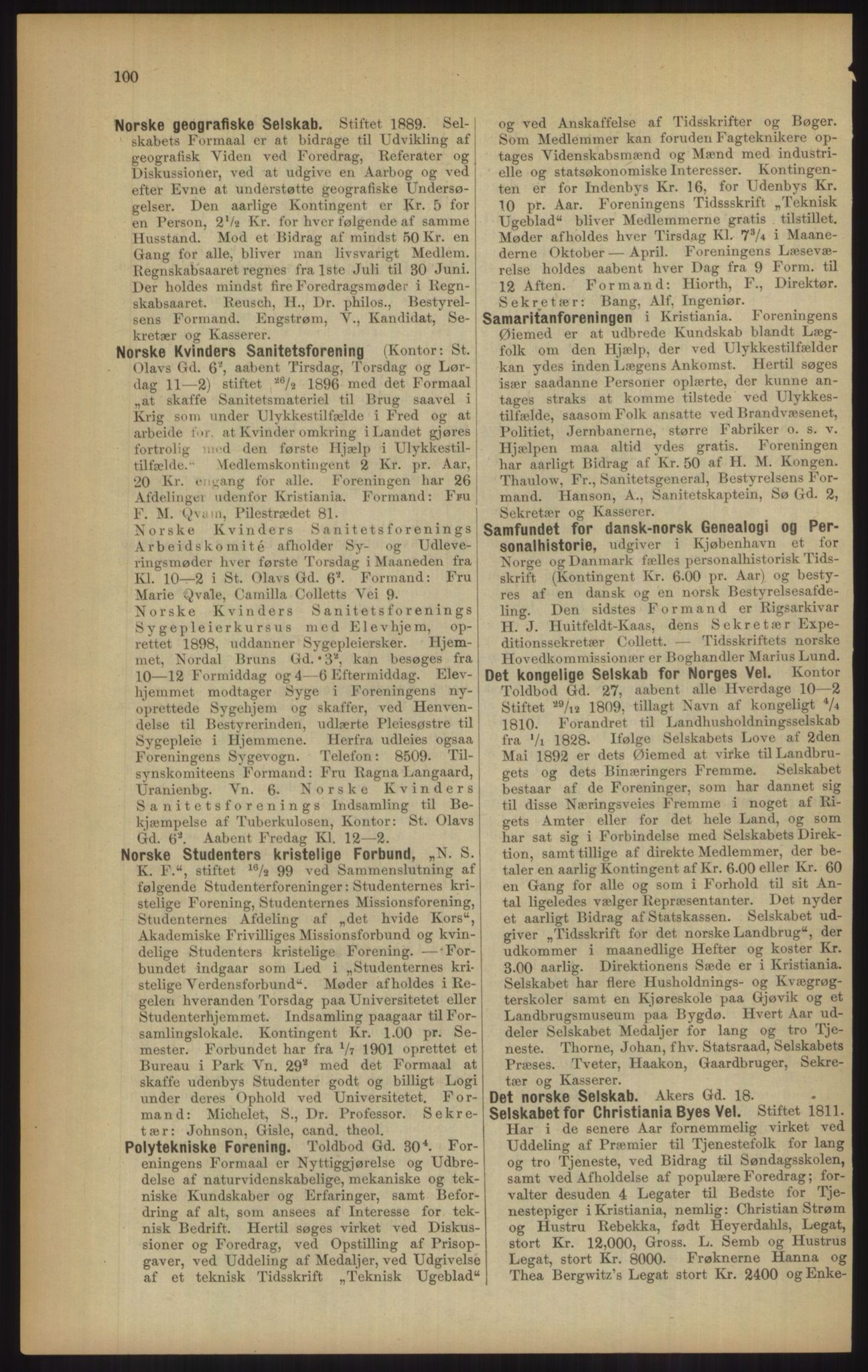 Kristiania/Oslo adressebok, PUBL/-, 1902, p. 100