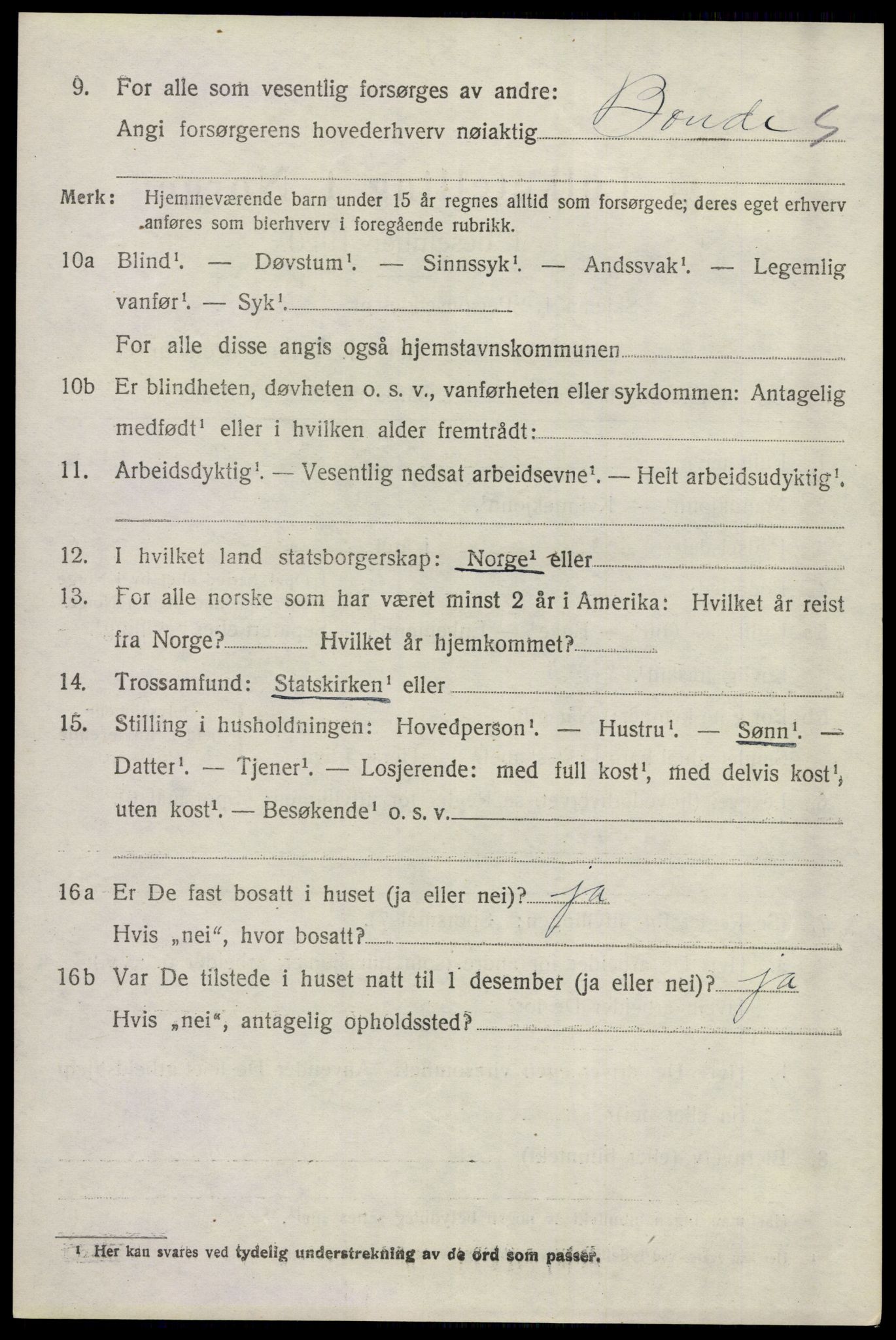 SAKO, 1920 census for Sigdal, 1920, p. 8157