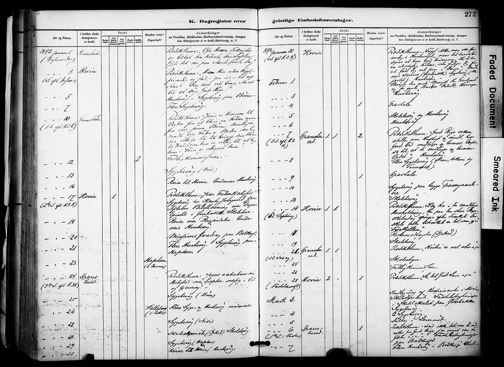 Gransherad kirkebøker, SAKO/A-267/F/Fa/L0005: Parish register (official) no. I 5, 1887-1916, p. 272