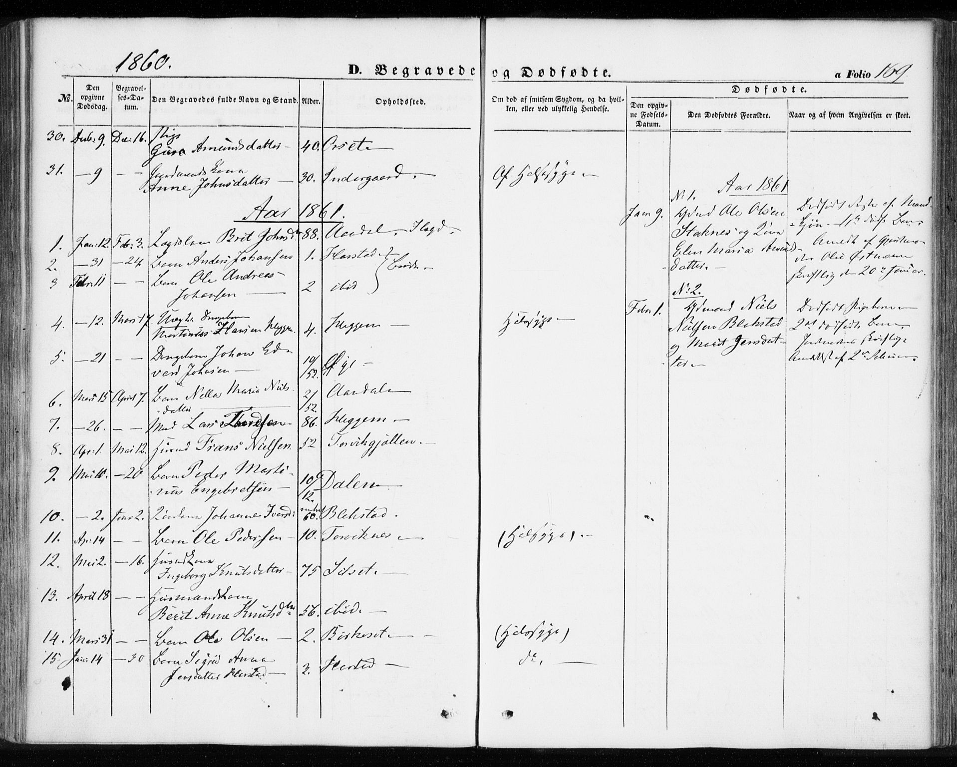 Ministerialprotokoller, klokkerbøker og fødselsregistre - Møre og Romsdal, SAT/A-1454/584/L0965: Parish register (official) no. 584A05, 1857-1868, p. 169