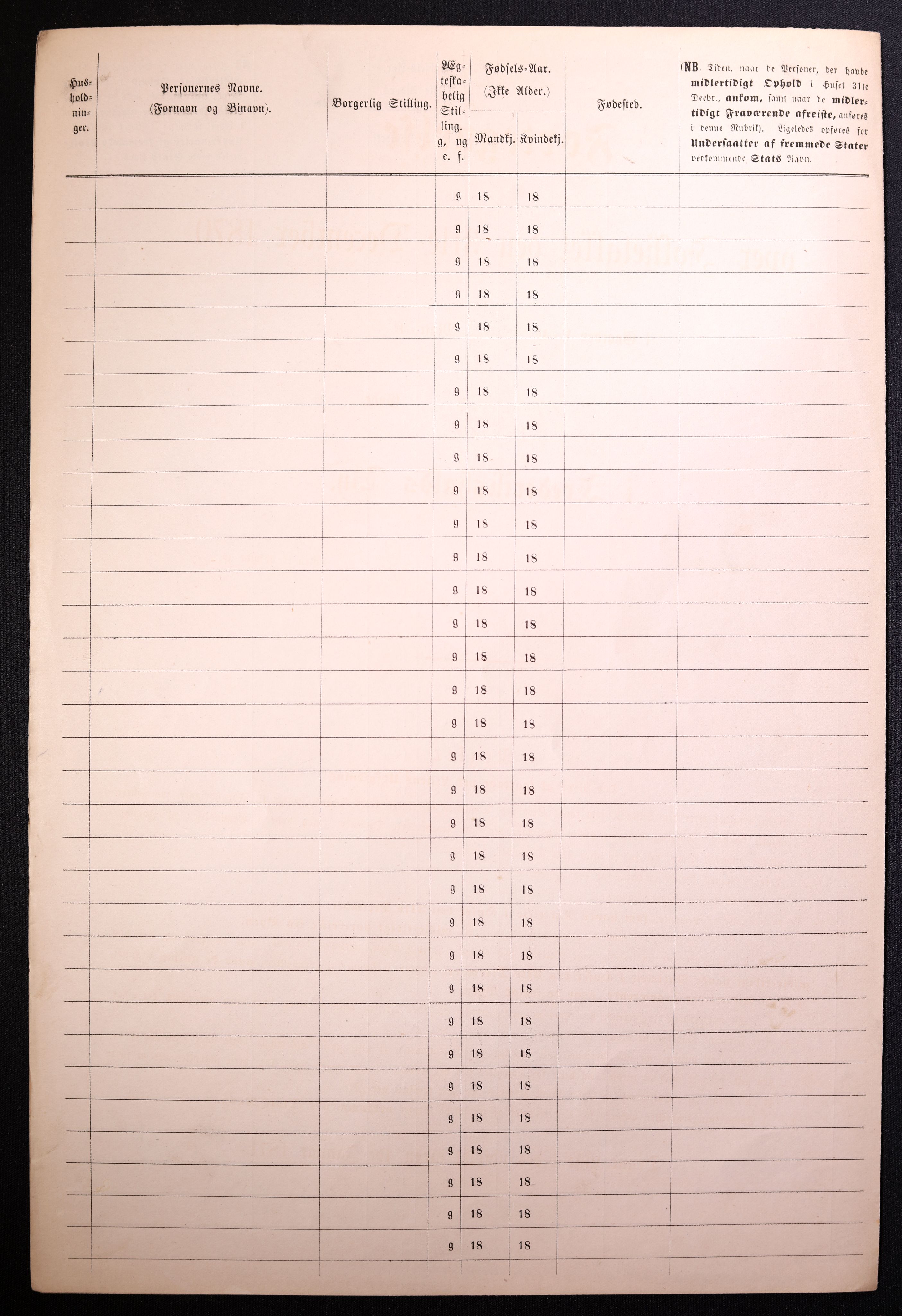 RA, 1870 census for 0101 Fredrikshald, 1870, p. 498