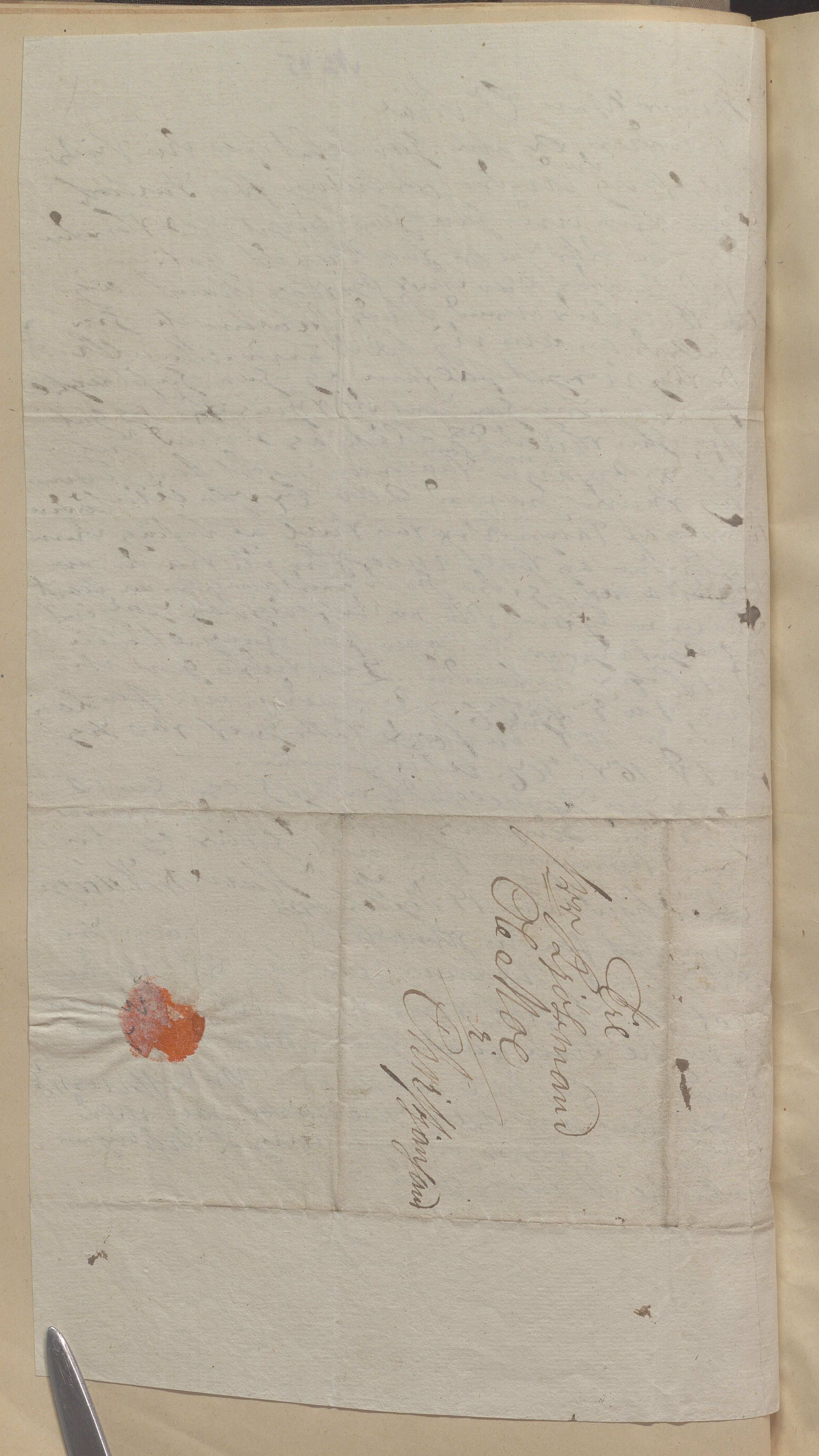 Heggtveitsamlingen, TMF/A-1007/H/L0050: Innbundne brev, Ms A, med innlagt registratur. , 1800-1850