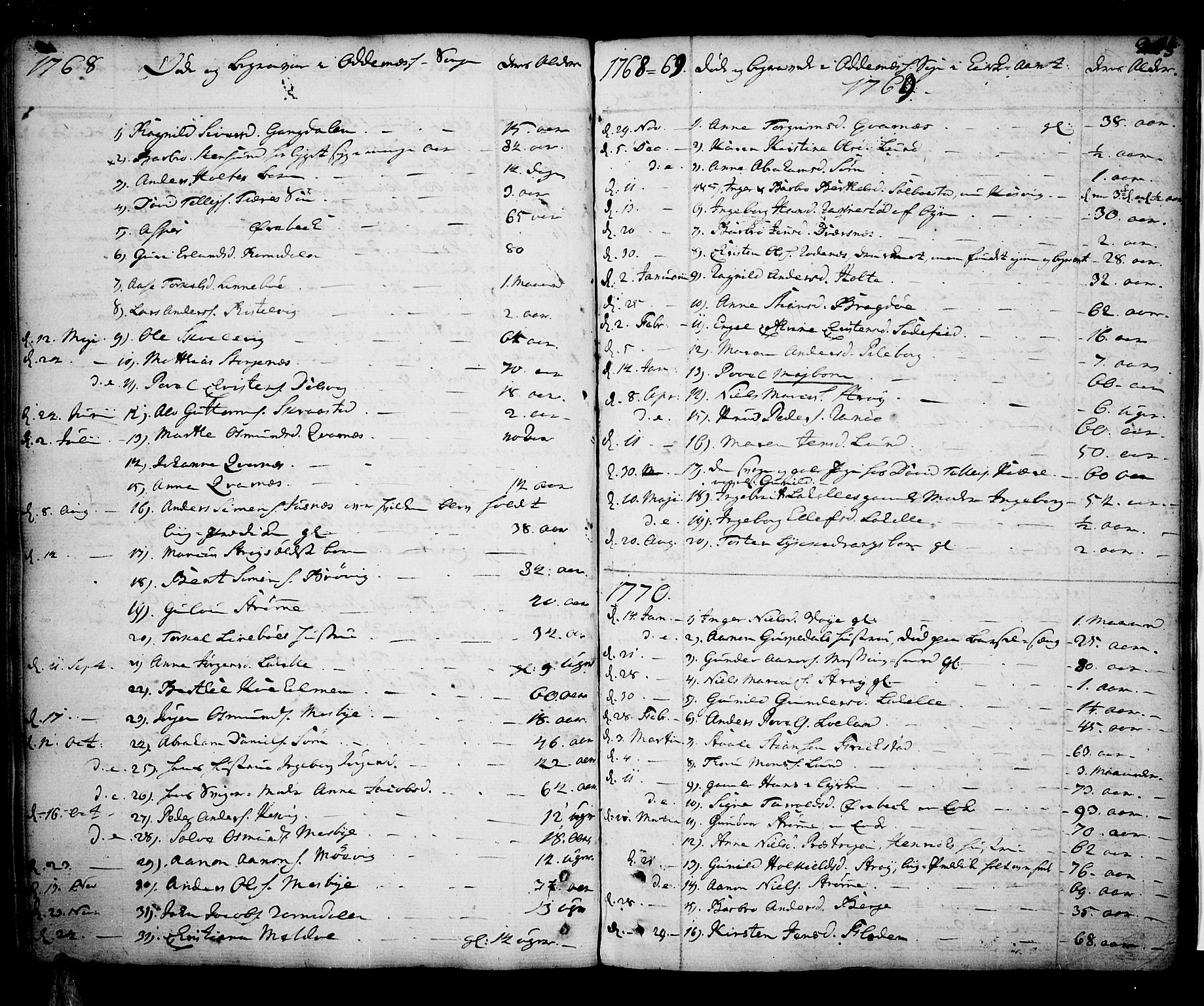 Oddernes sokneprestkontor, SAK/1111-0033/F/Fa/Faa/L0004: Parish register (official) no. A 4, 1764-1820, p. 203