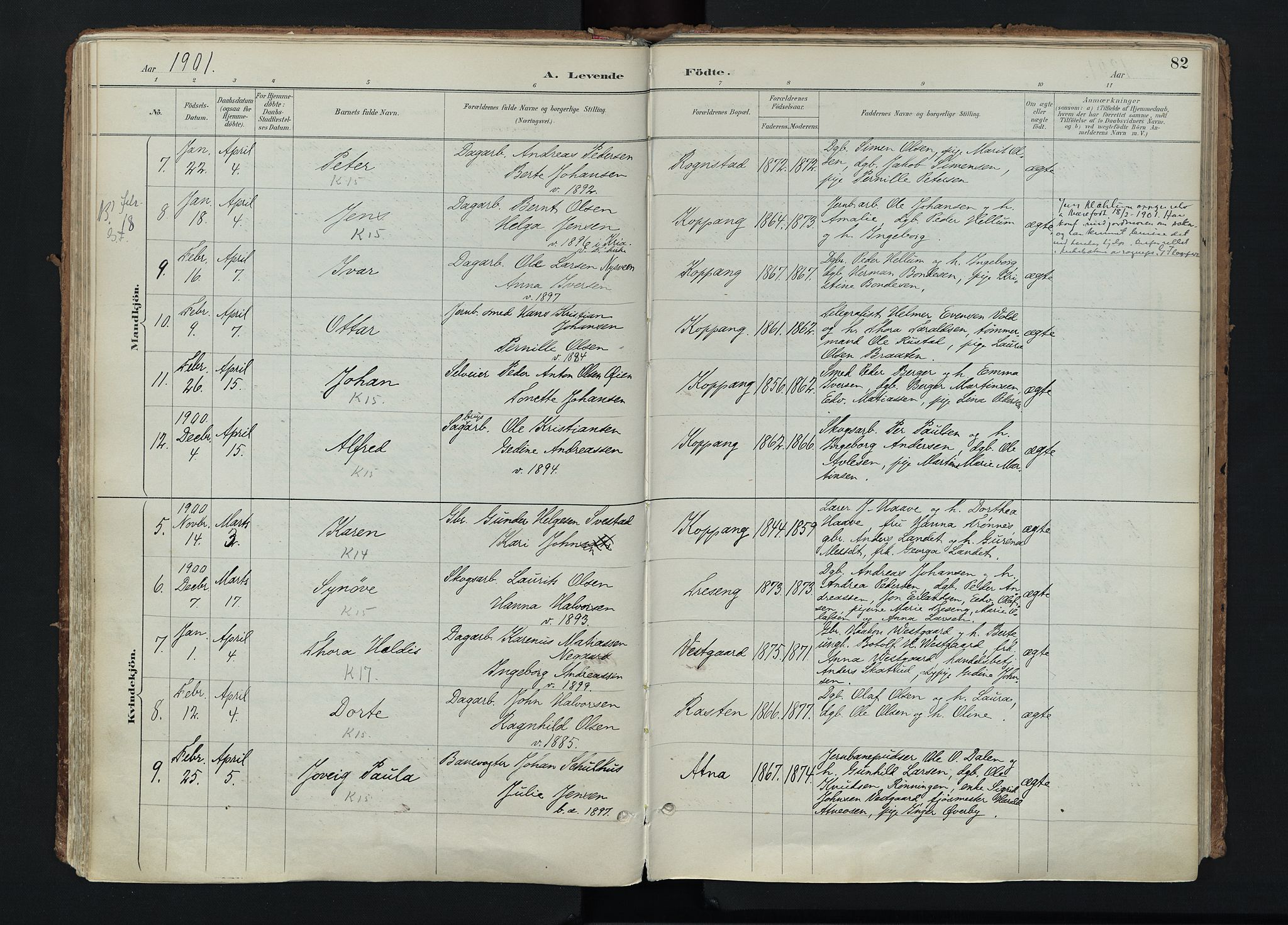 Stor-Elvdal prestekontor, SAH/PREST-052/H/Ha/Haa/L0004: Parish register (official) no. 4, 1890-1922, p. 82