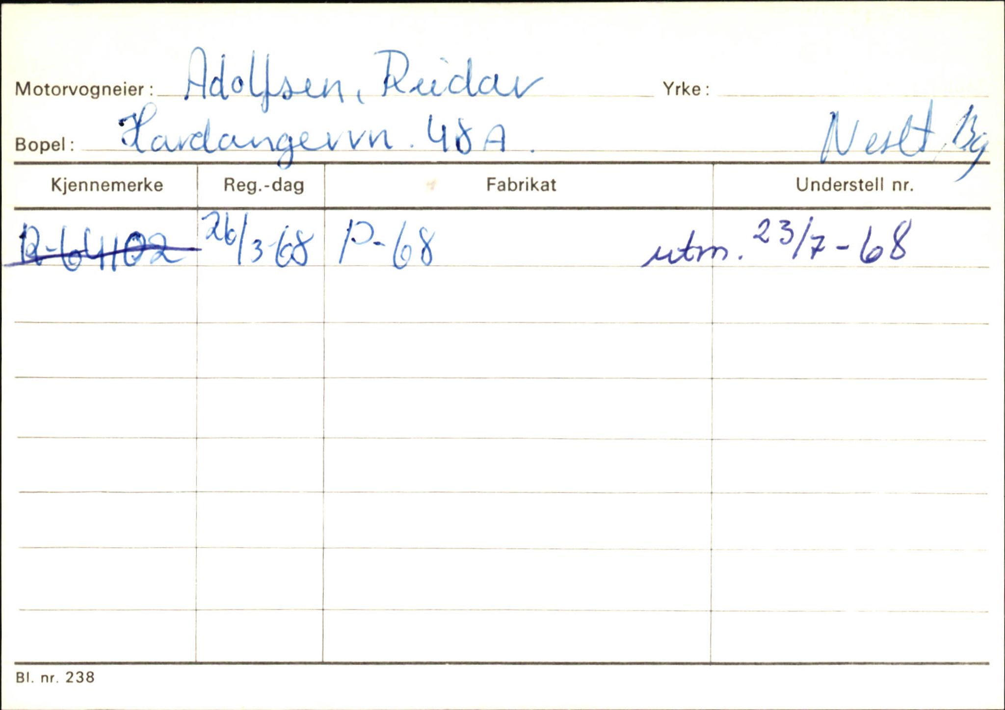 Statens vegvesen, Hordaland vegkontor, AV/SAB-A-5201/2/Ha/L0001: R-eierkort A, 1920-1971, p. 81