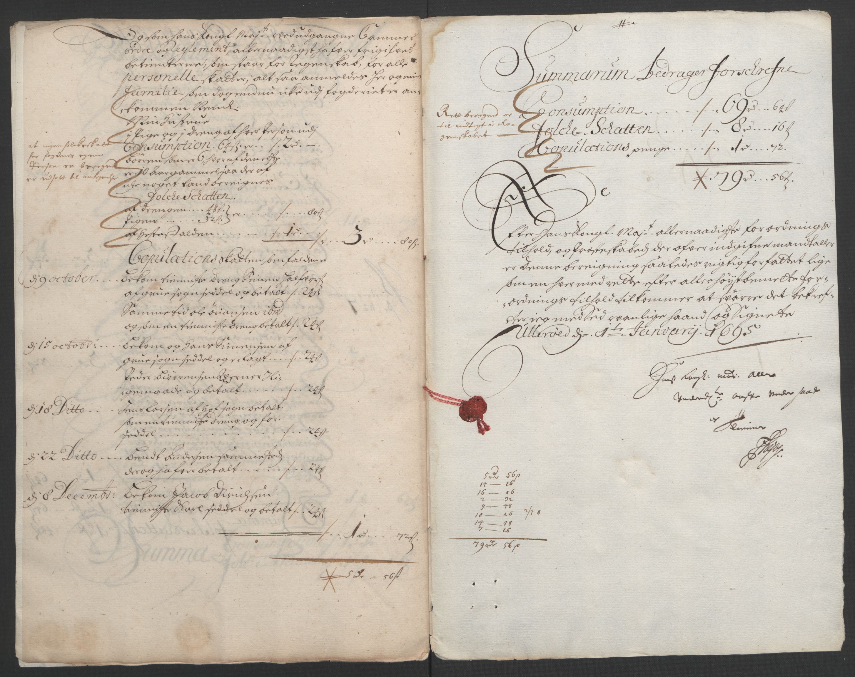 Rentekammeret inntil 1814, Reviderte regnskaper, Fogderegnskap, AV/RA-EA-4092/R13/L0832: Fogderegnskap Solør, Odal og Østerdal, 1694, p. 293