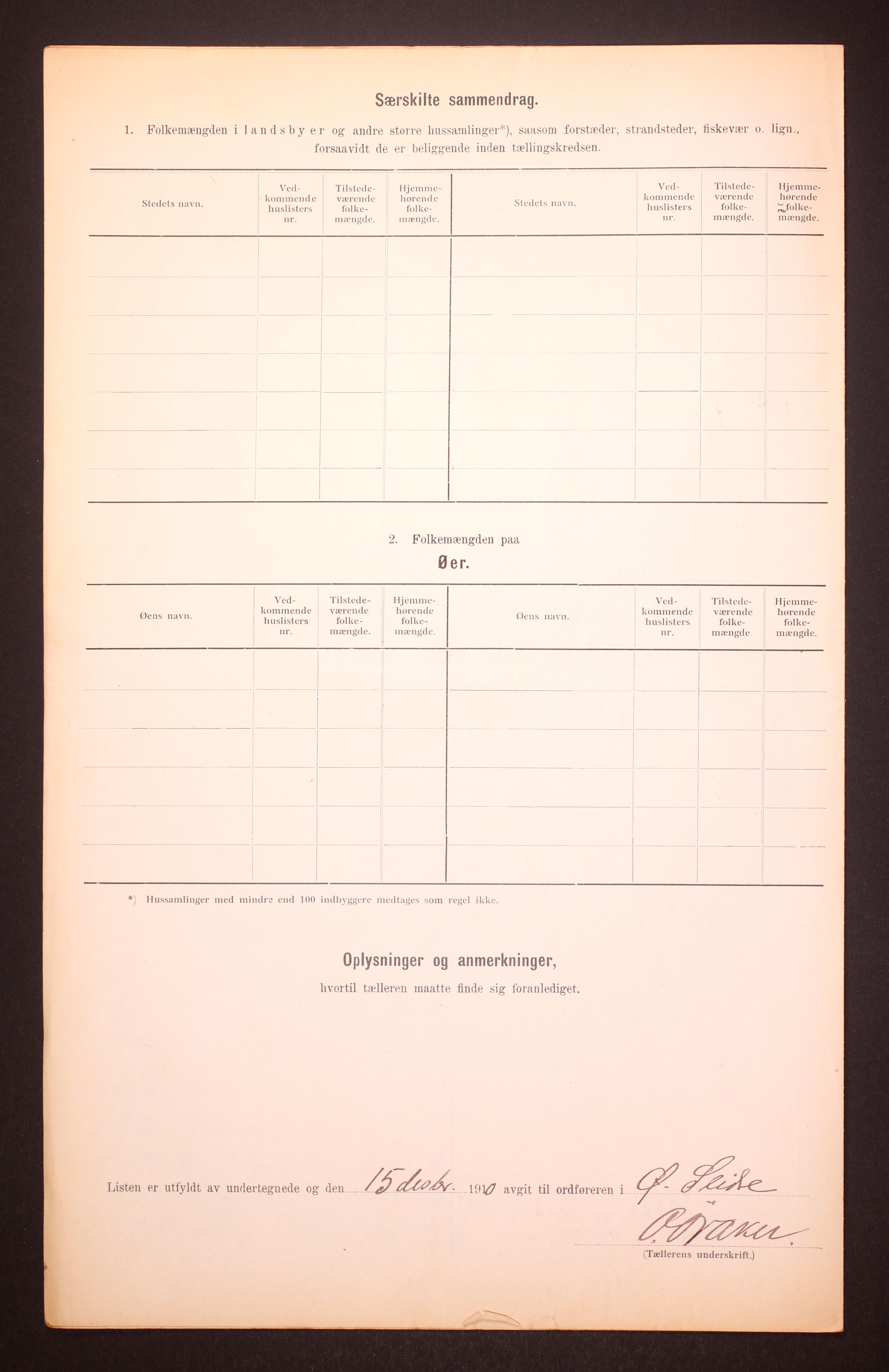 RA, 1910 census for Øystre Slidre, 1910, p. 33