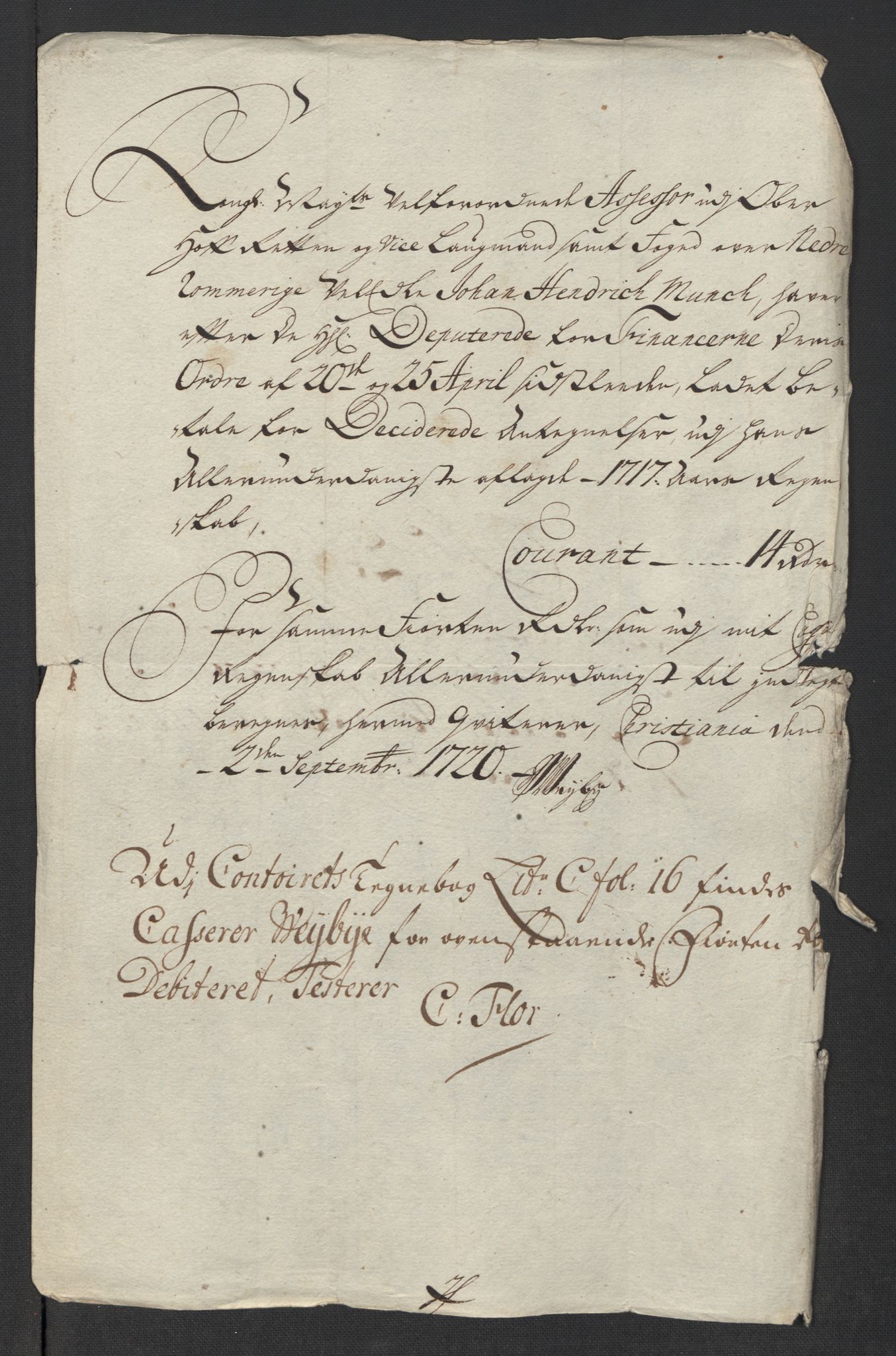 Rentekammeret inntil 1814, Reviderte regnskaper, Fogderegnskap, AV/RA-EA-4092/R11/L0599: Fogderegnskap Nedre Romerike, 1717, p. 358