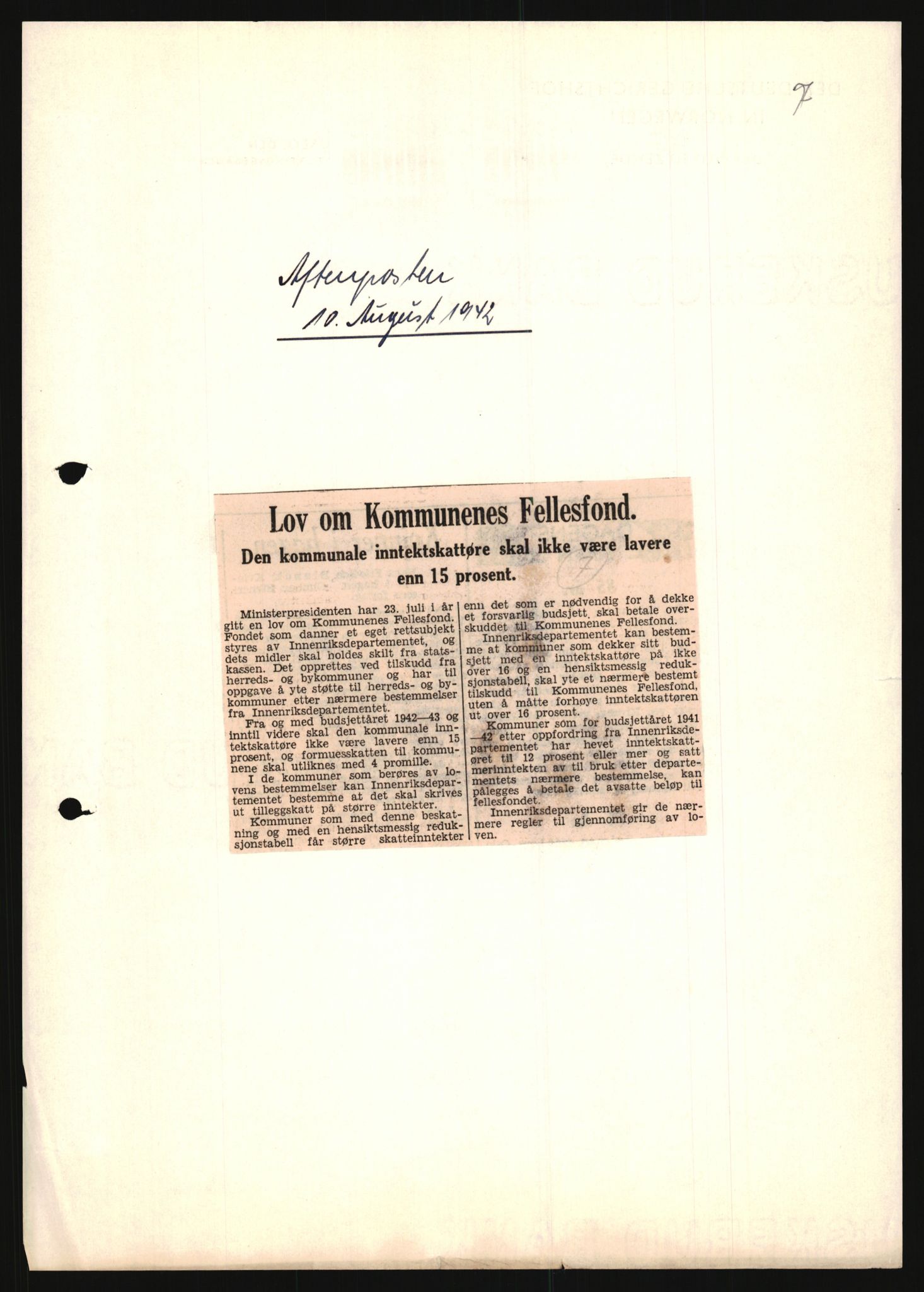 Forsvarets Overkommando. 2 kontor. Arkiv 11.4. Spredte tyske arkivsaker, AV/RA-RAFA-7031/D/Dar/Darb/L0013: Reichskommissariat - Hauptabteilung Vervaltung, 1917-1942, p. 519