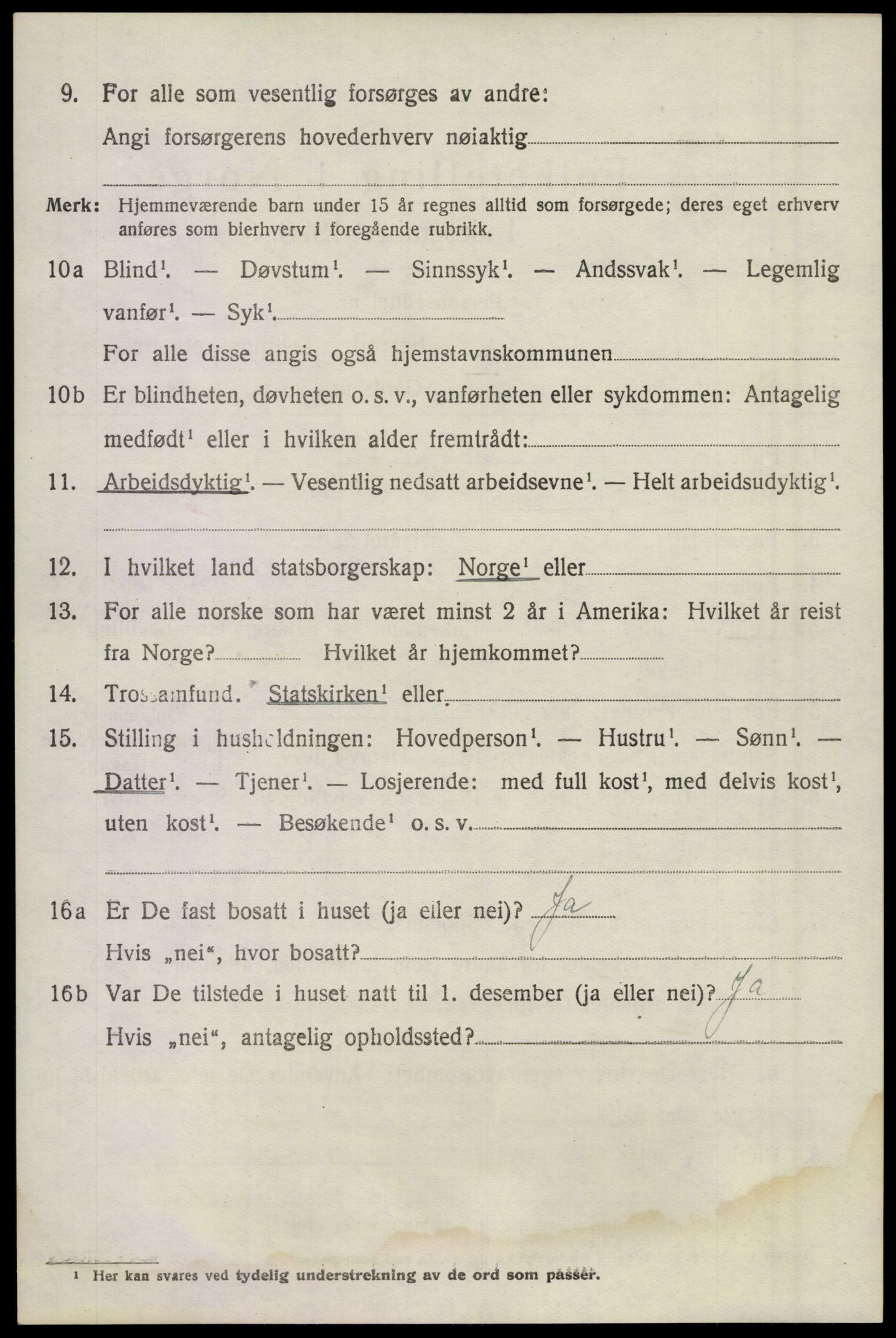 SAKO, 1920 census for Våle, 1920, p. 5381