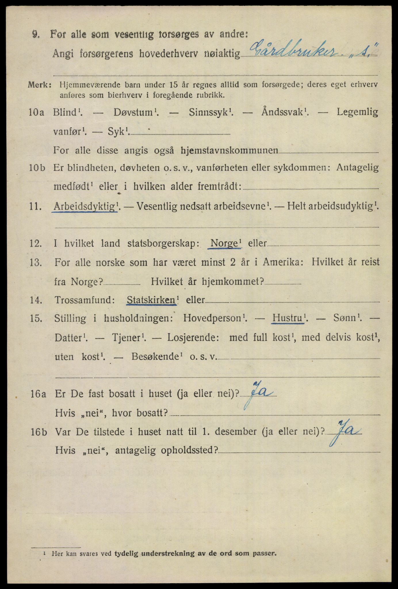 SAKO, 1920 census for Ål, 1920, p. 5949