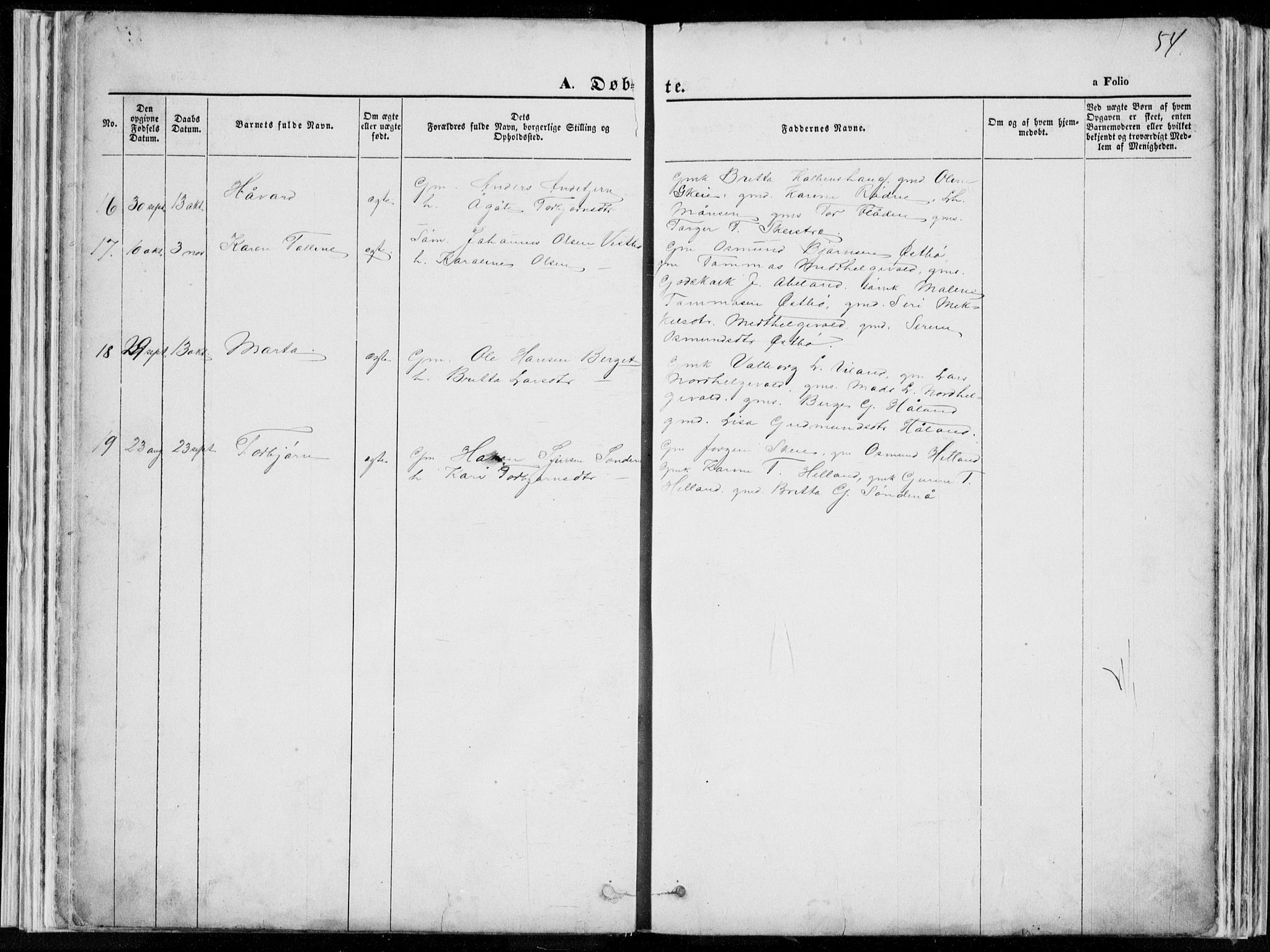 Vikedal sokneprestkontor, AV/SAST-A-101840/01/V: Parish register (copy) no. B 10, 1864-1926, p. 54