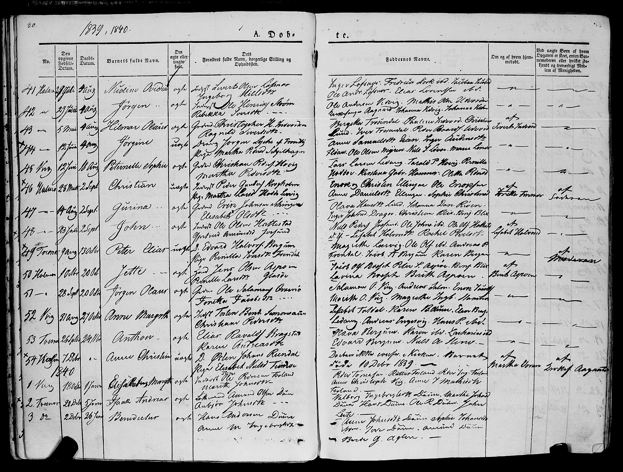 Ministerialprotokoller, klokkerbøker og fødselsregistre - Nord-Trøndelag, SAT/A-1458/773/L0614: Parish register (official) no. 773A05, 1831-1856, p. 30