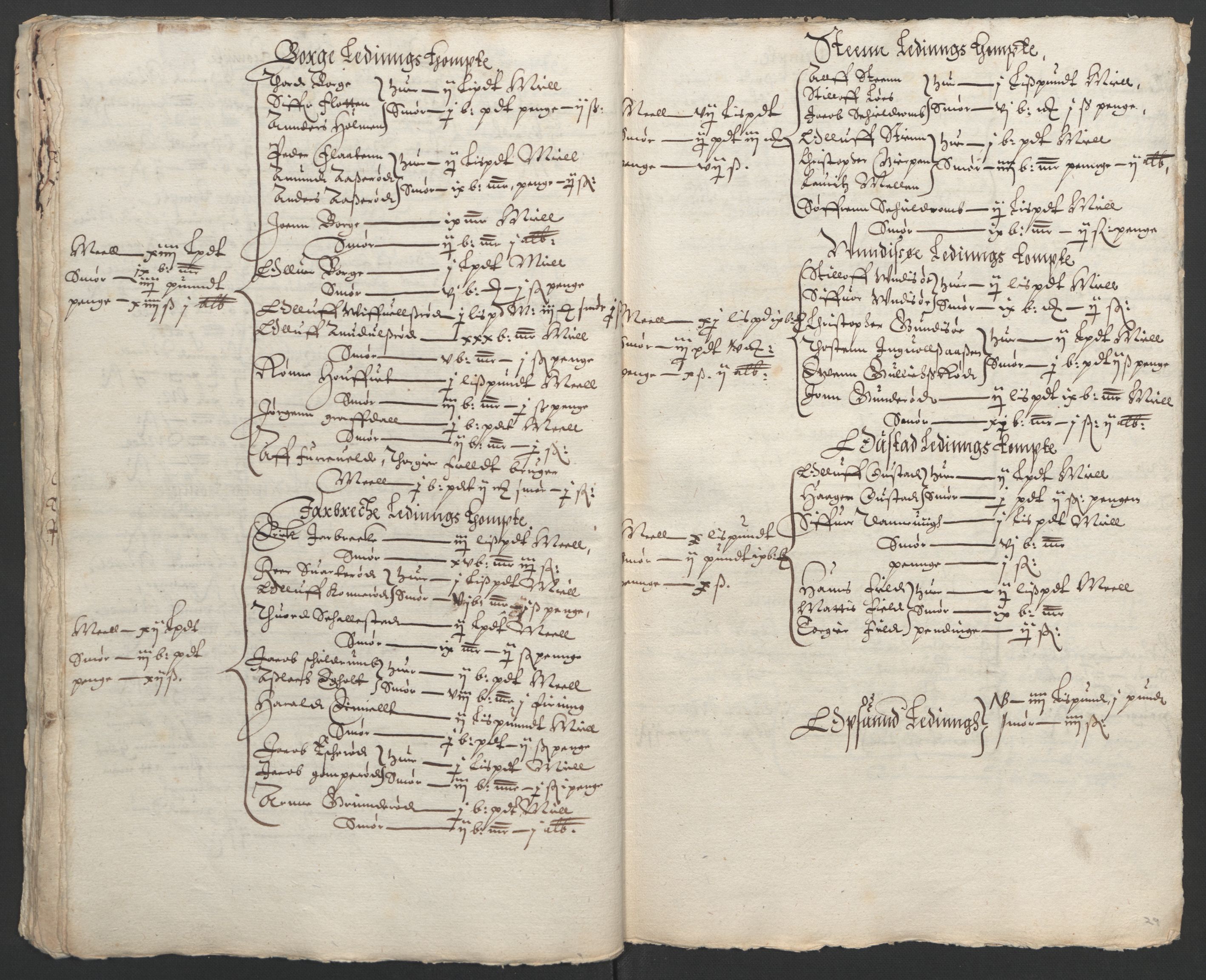 Stattholderembetet 1572-1771, AV/RA-EA-2870/Ek/L0002/0001: Jordebøker til utlikning av garnisonsskatt 1624-1626: / Jordebøker for noen vikværske len, 1624-1626, p. 167