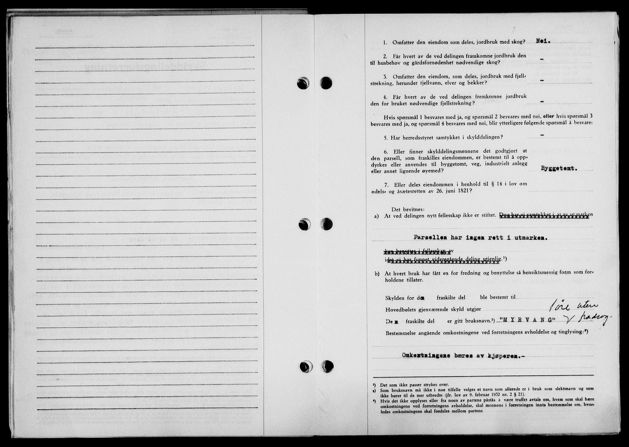 Lofoten sorenskriveri, SAT/A-0017/1/2/2C/L0021a: Mortgage book no. 21a, 1949-1949, Diary no: : 1465/1949