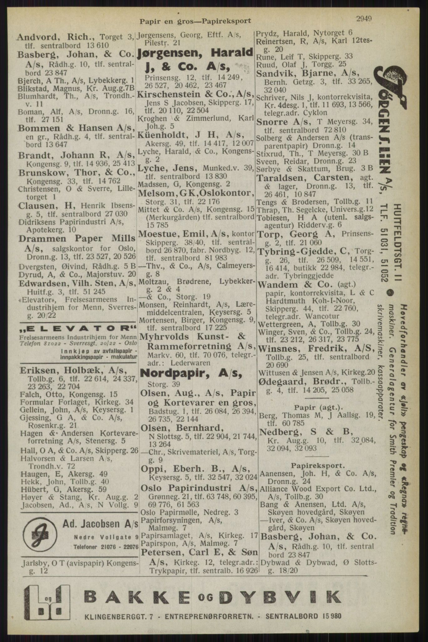 Kristiania/Oslo adressebok, PUBL/-, 1944, p. 2949