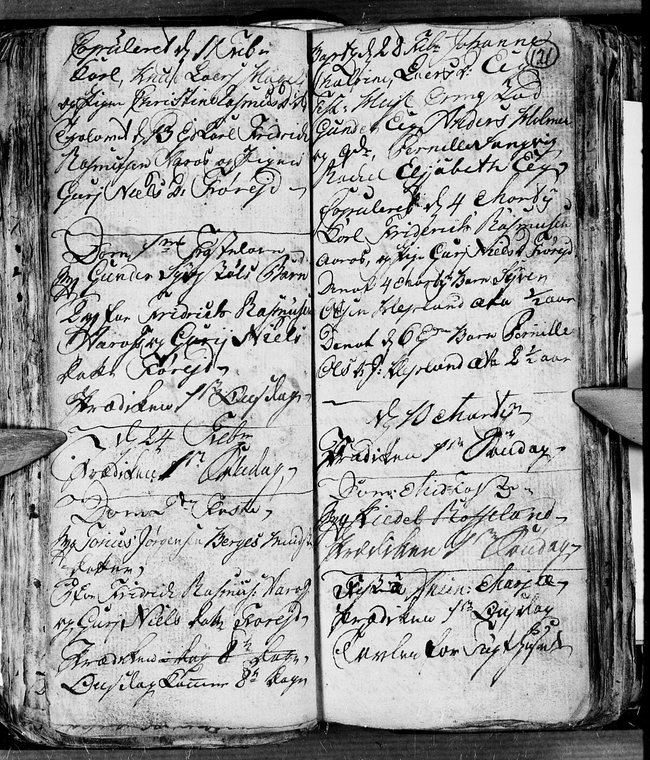 Søgne sokneprestkontor, AV/SAK-1111-0037/F/Fb/Fbb/L0001: Parish register (copy) no. B 1, 1779-1802, p. 121