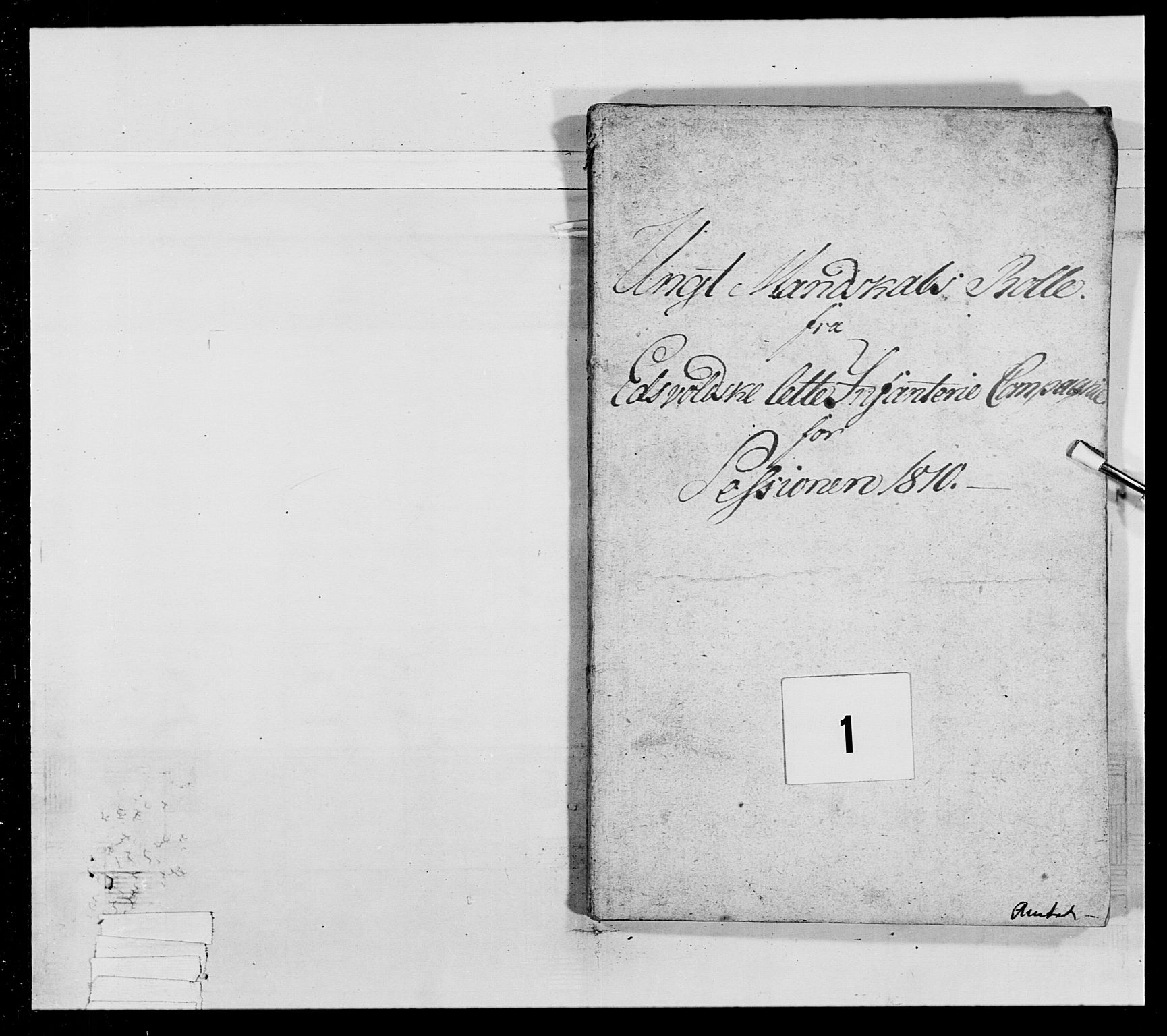 Generalitets- og kommissariatskollegiet, Det kongelige norske kommissariatskollegium, AV/RA-EA-5420/E/Eh/L0024: Norske jegerkorps, 1810-1812, p. 8