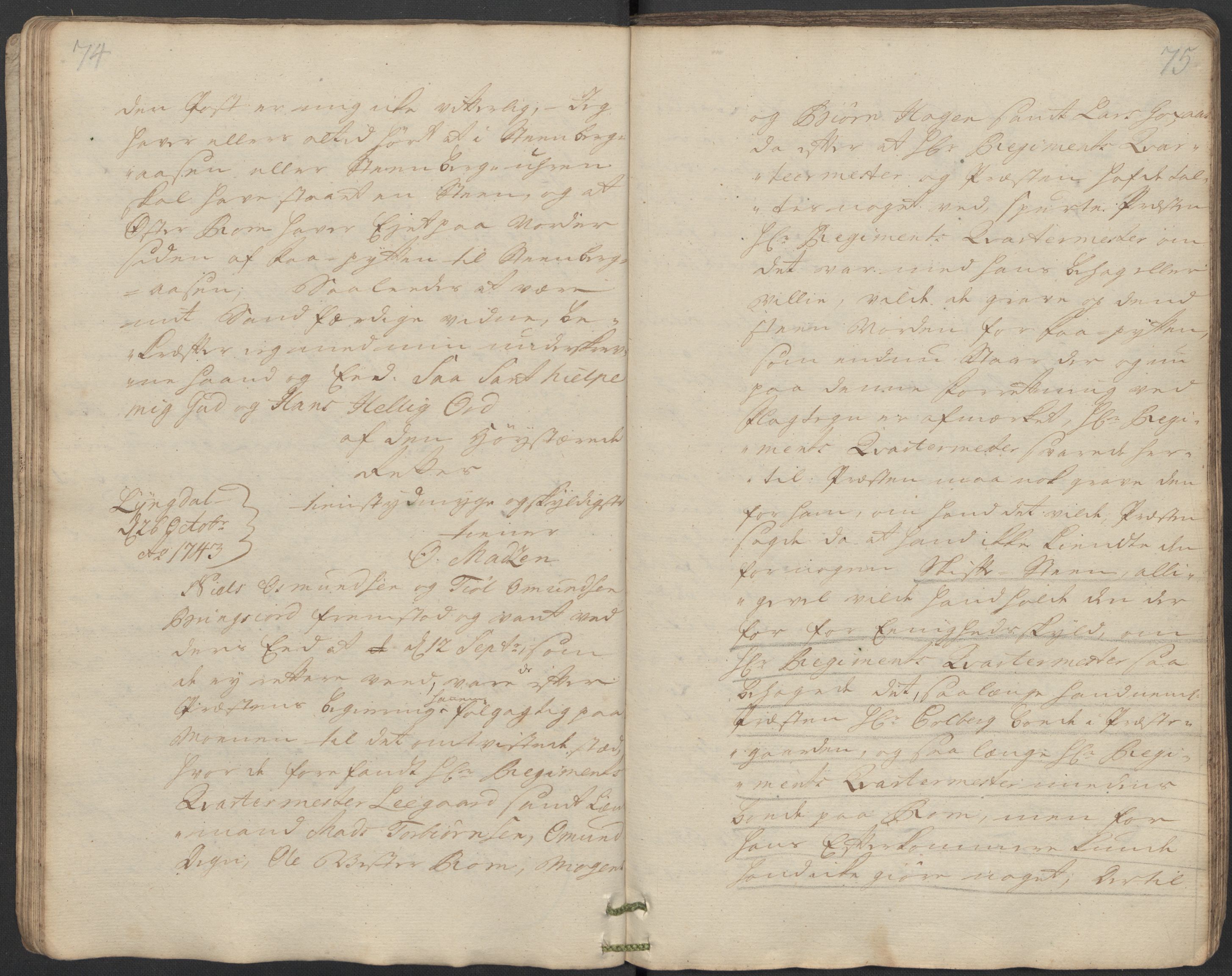 Riksarkivets diplomsamling, AV/RA-EA-5965/F15/L0033: Prestearkiv Vest-Agder, 1748-1837, p. 44