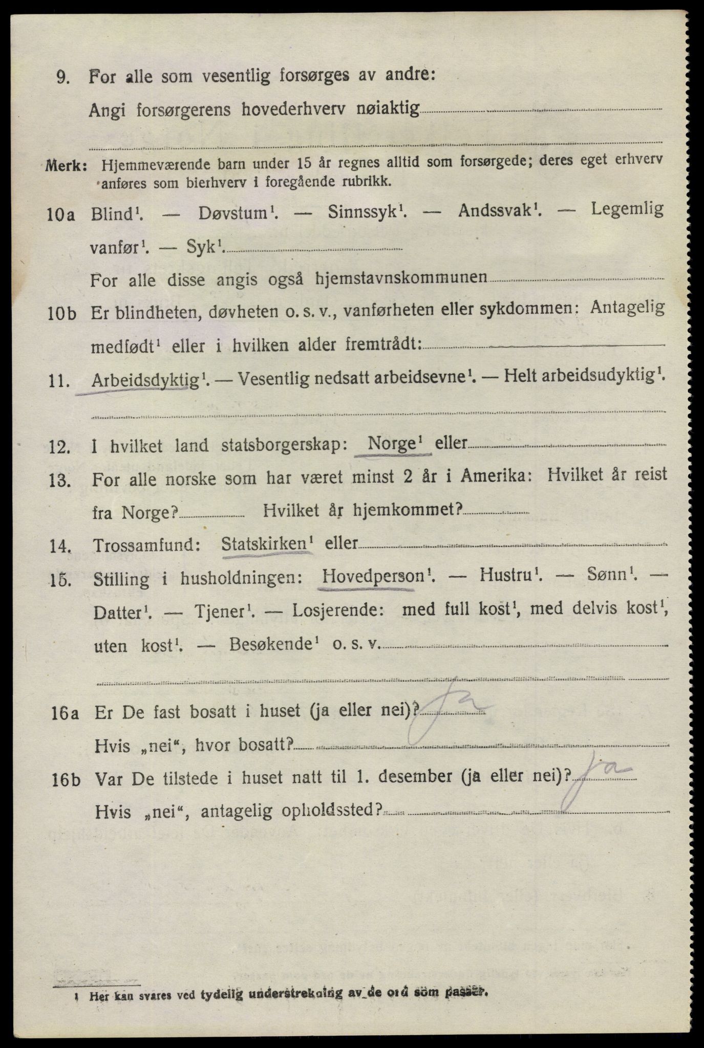 SAO, 1920 census for Tune, 1920, p. 15595