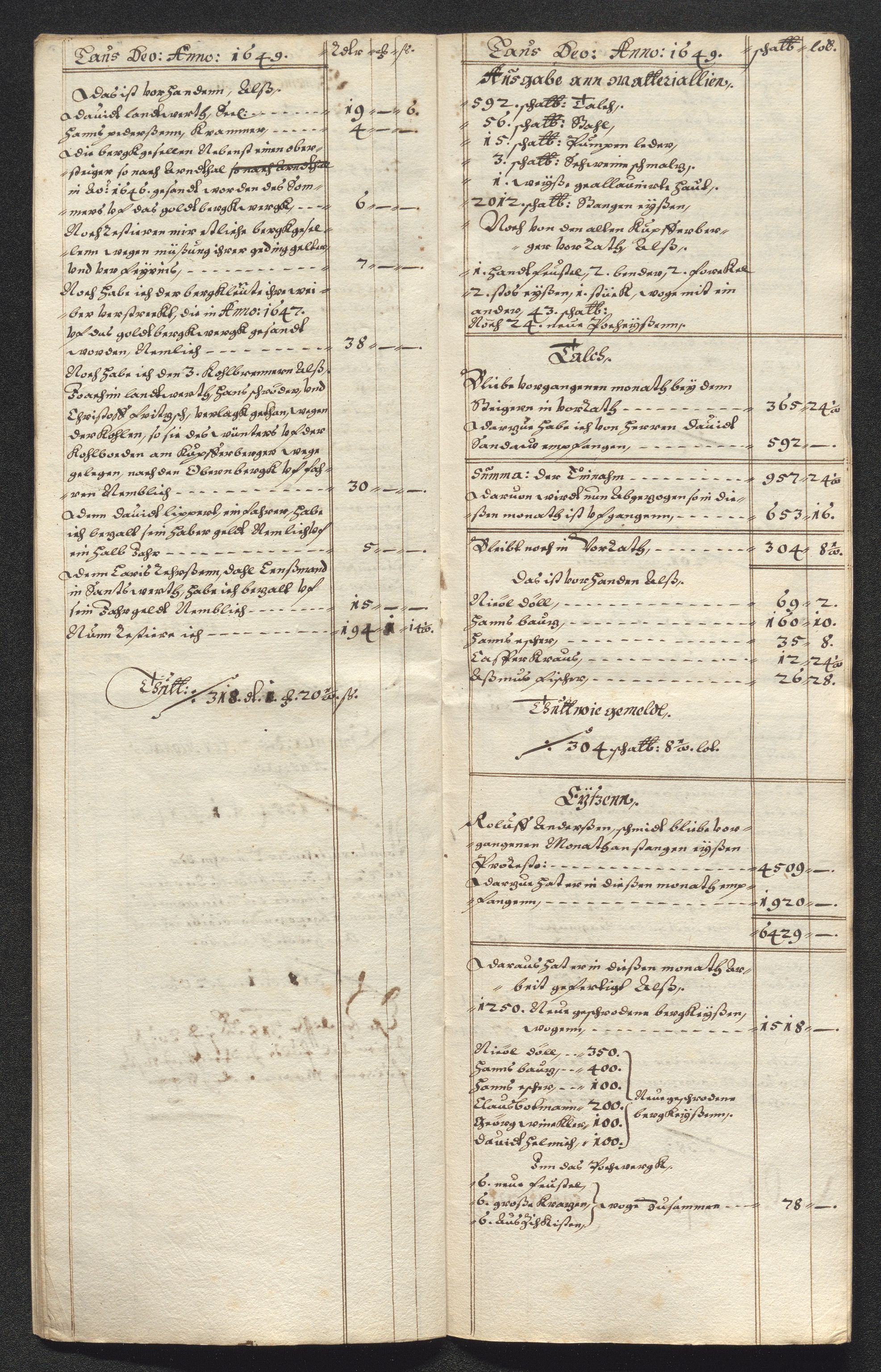 Kongsberg Sølvverk 1623-1816, AV/SAKO-EA-3135/001/D/Dc/Dcd/L0023: Utgiftsregnskap for gruver m.m., 1649, p. 495