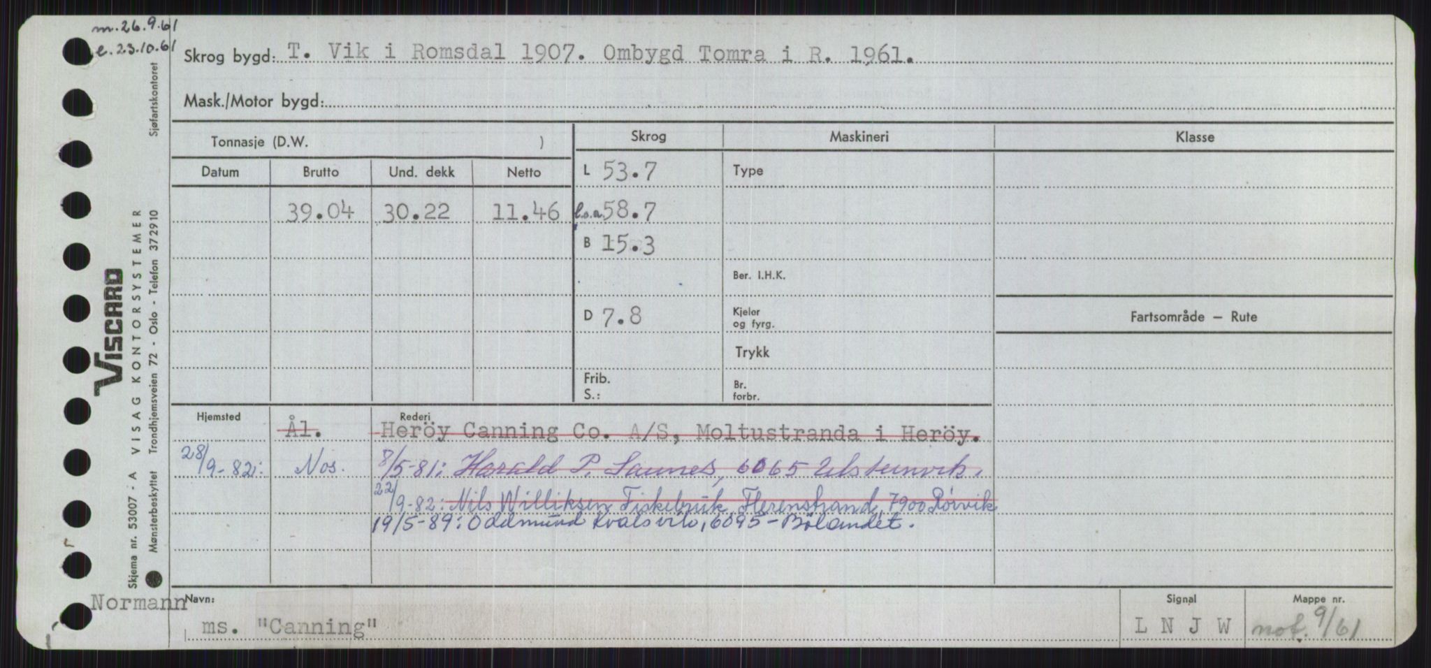 Sjøfartsdirektoratet med forløpere, Skipsmålingen, AV/RA-S-1627/H/Ha/L0001/0002: Fartøy, A-Eig / Fartøy Bjør-Eig, p. 559