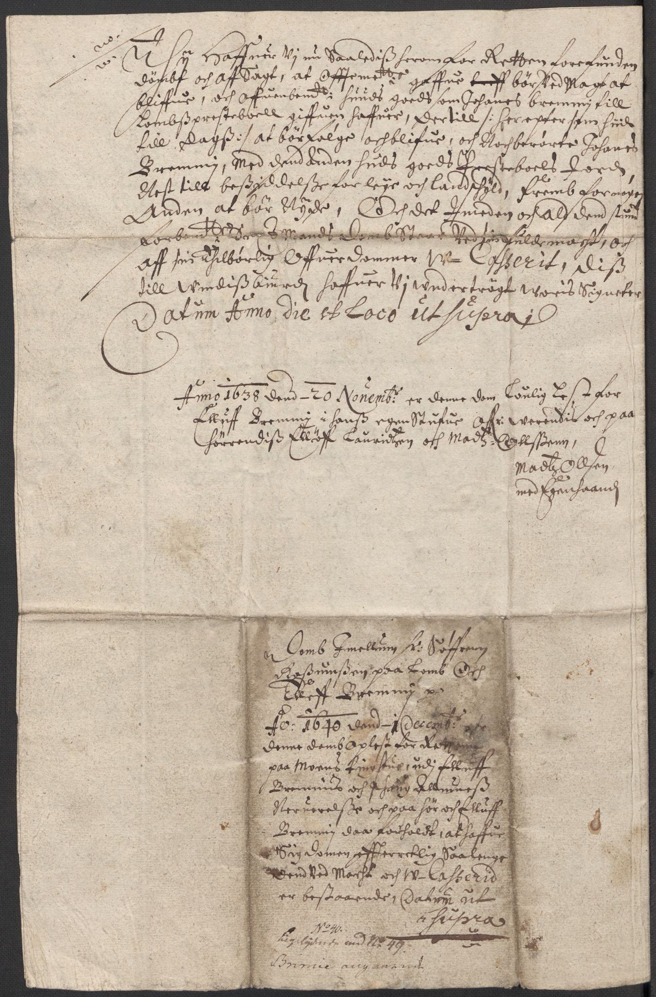 Riksarkivets diplomsamling, AV/RA-EA-5965/F15/L0012: Prestearkiv - Oppland, 1584-1794, p. 115