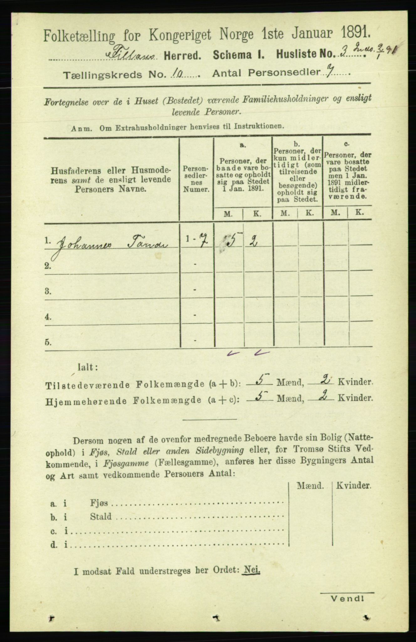 RA, 1891 census for 1616 Fillan, 1891, p. 2761