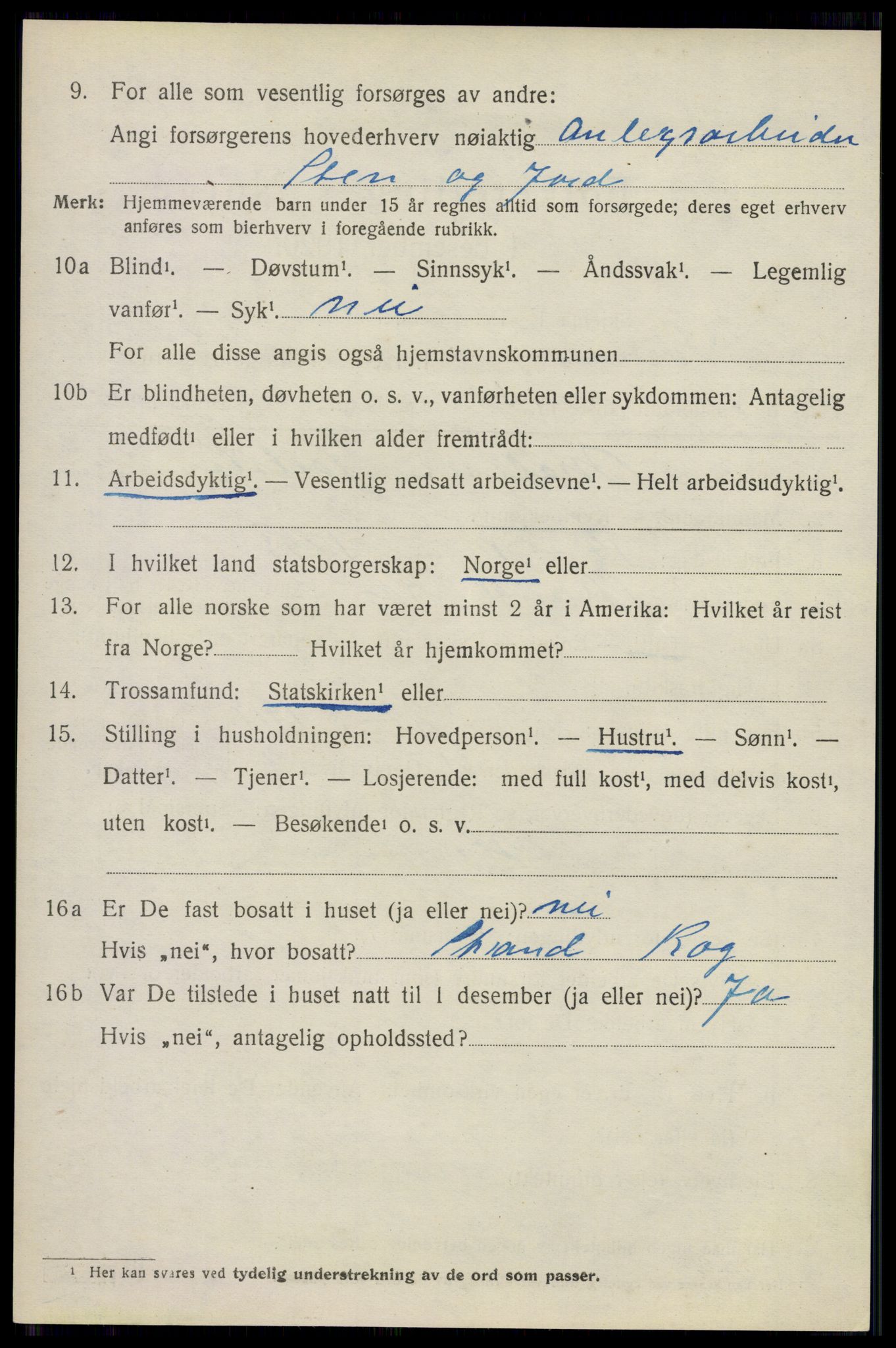 SAO, 1920 census for Sørum, 1920, p. 1904