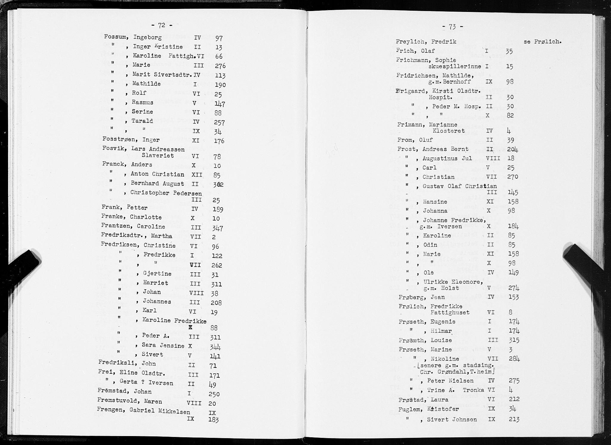SAT, 1875 census for 1601 Trondheim, 1875, p. 72-73