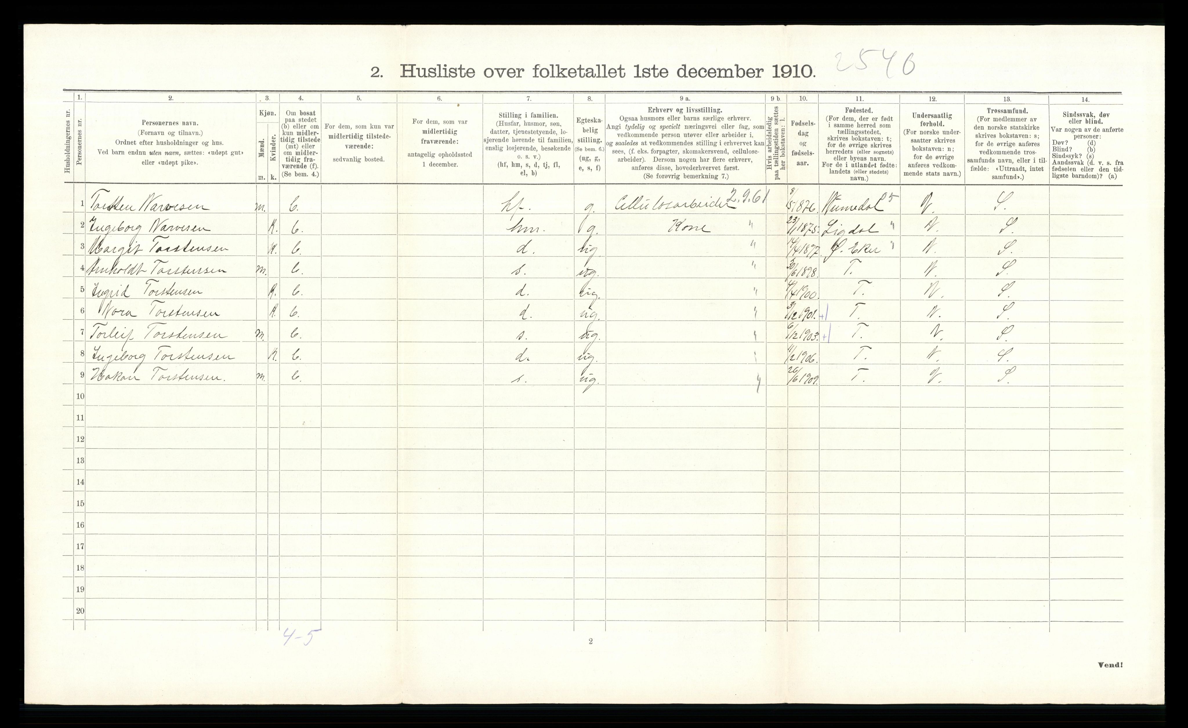 RA, 1910 census for Nedre Eiker, 1910, p. 846