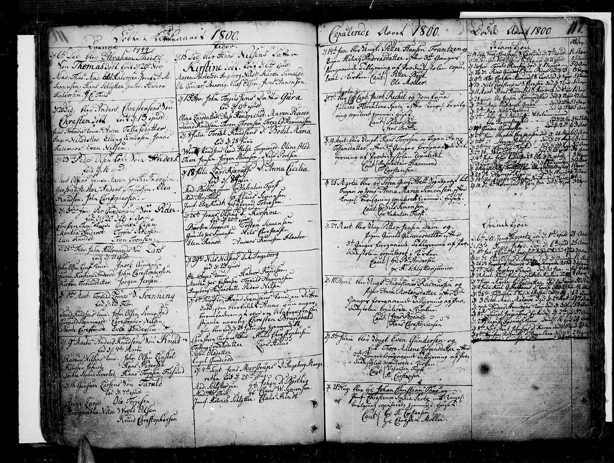 Risør sokneprestkontor, SAK/1111-0035/F/Fb/L0002: Parish register (copy) no. B 2, 1747-1812, p. 117