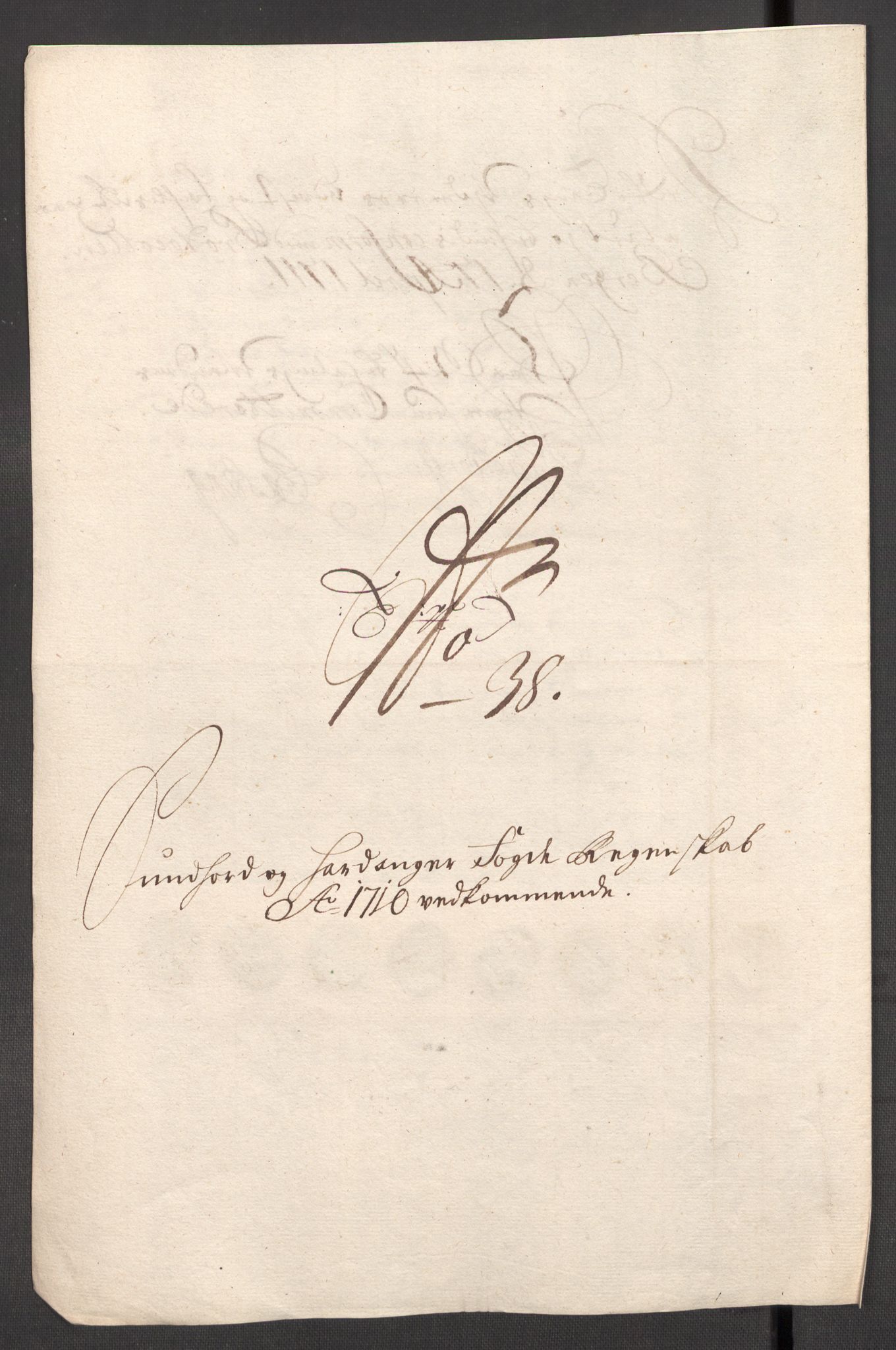 Rentekammeret inntil 1814, Reviderte regnskaper, Fogderegnskap, AV/RA-EA-4092/R48/L2986: Fogderegnskap Sunnhordland og Hardanger, 1709-1710, p. 572