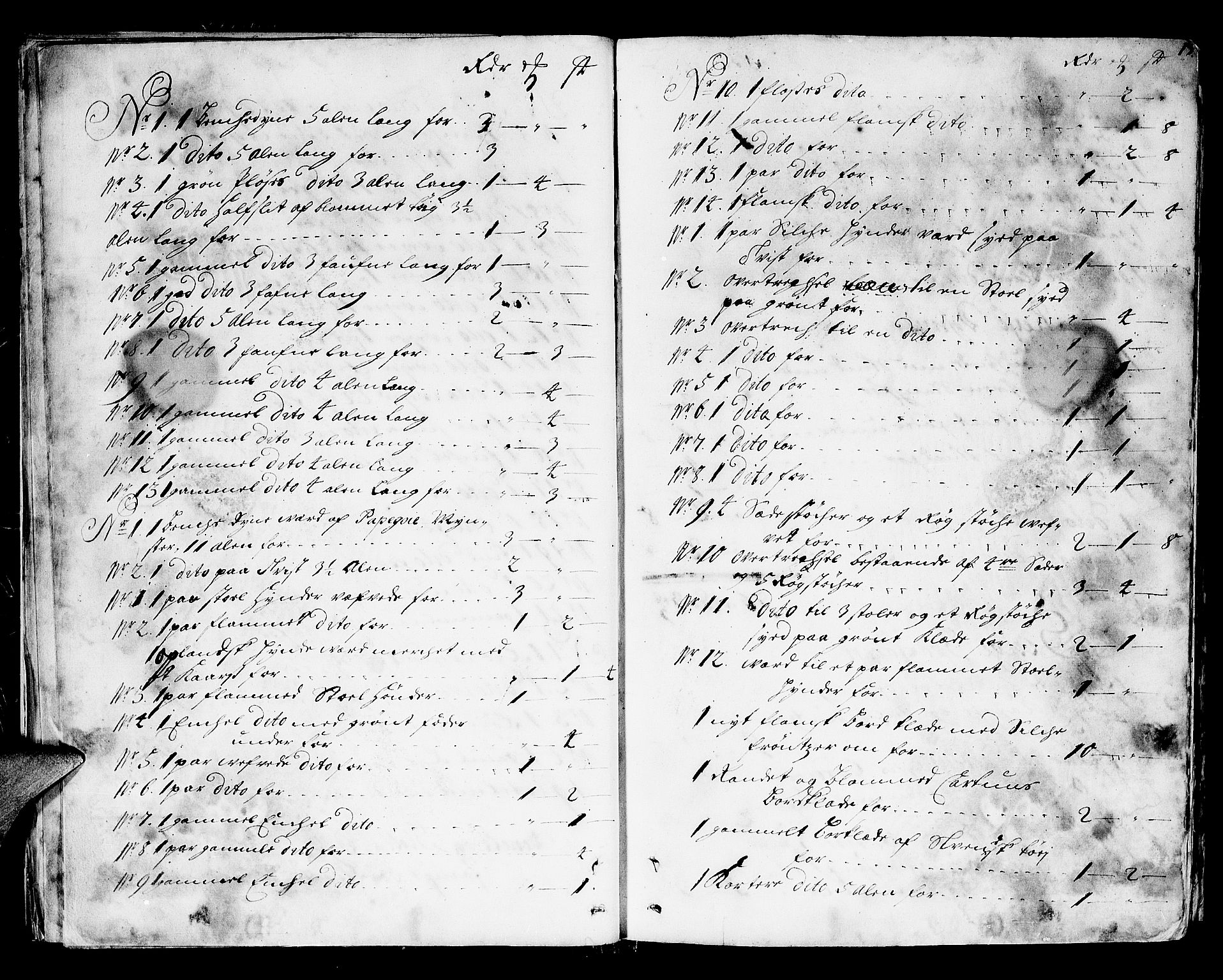 Sunnmøre prosti, AV/SAT-A-6501/I/I1/L0003: Skifteprotokoll, 1707-1716, p. 12b-13a