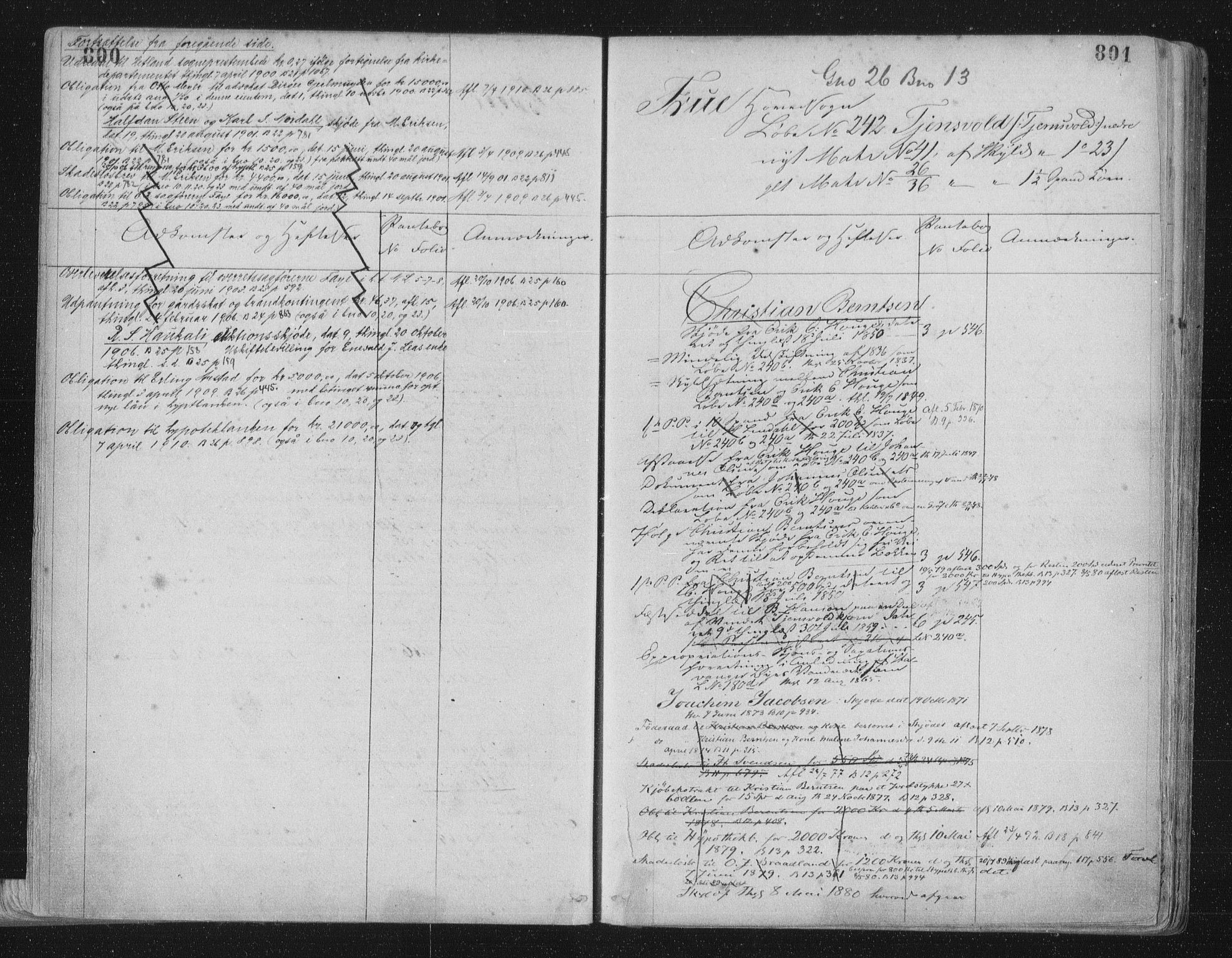 Jæren sorenskriveri, SAST/A-100310/01/4/41/41ABB/L0001: Mortgage register no. 41 ABB1, 1898, p. 800-801