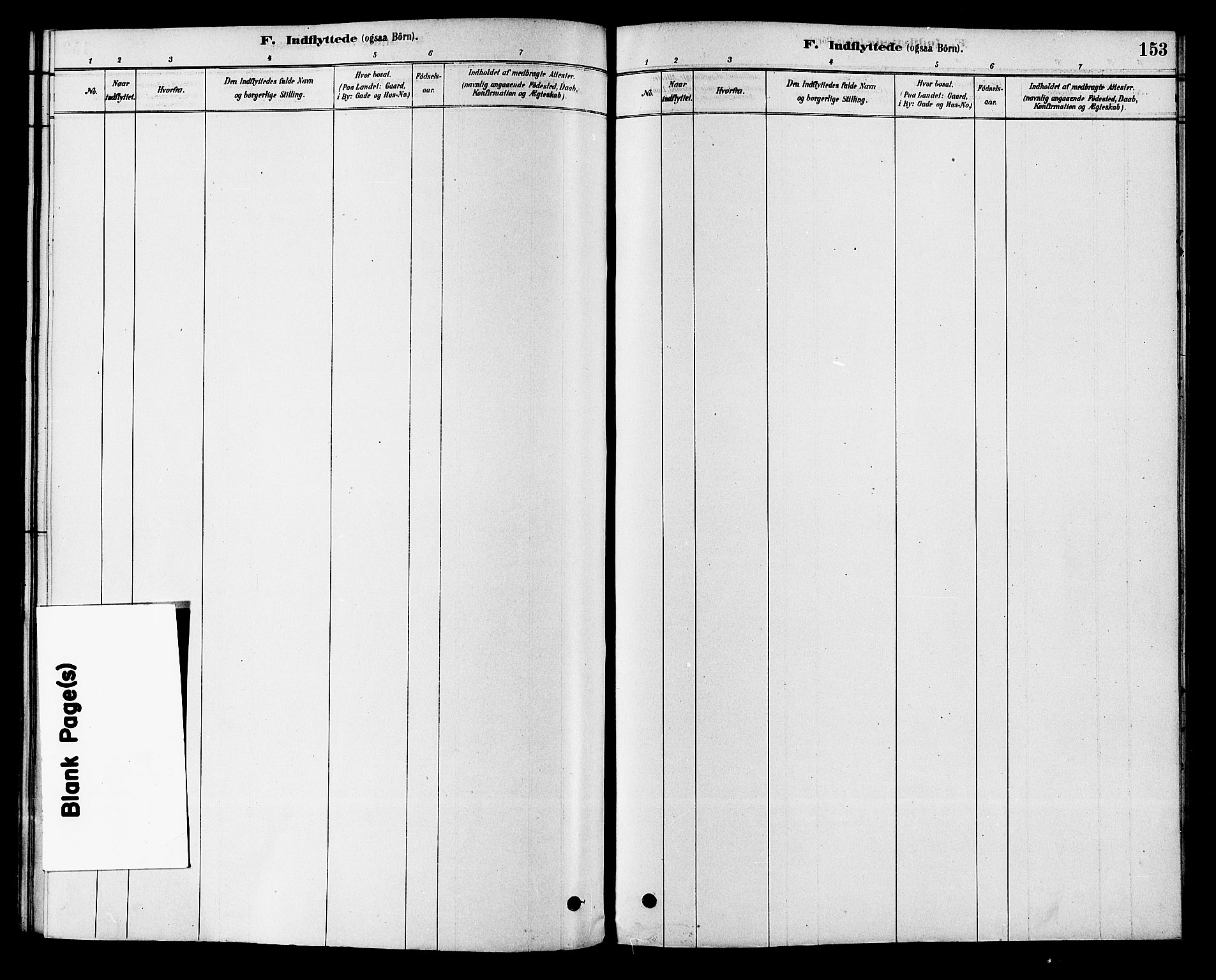 Modum kirkebøker, AV/SAKO-A-234/F/Fa/L0015: Parish register (official) no. 15 /1, 1877-1889, p. 153