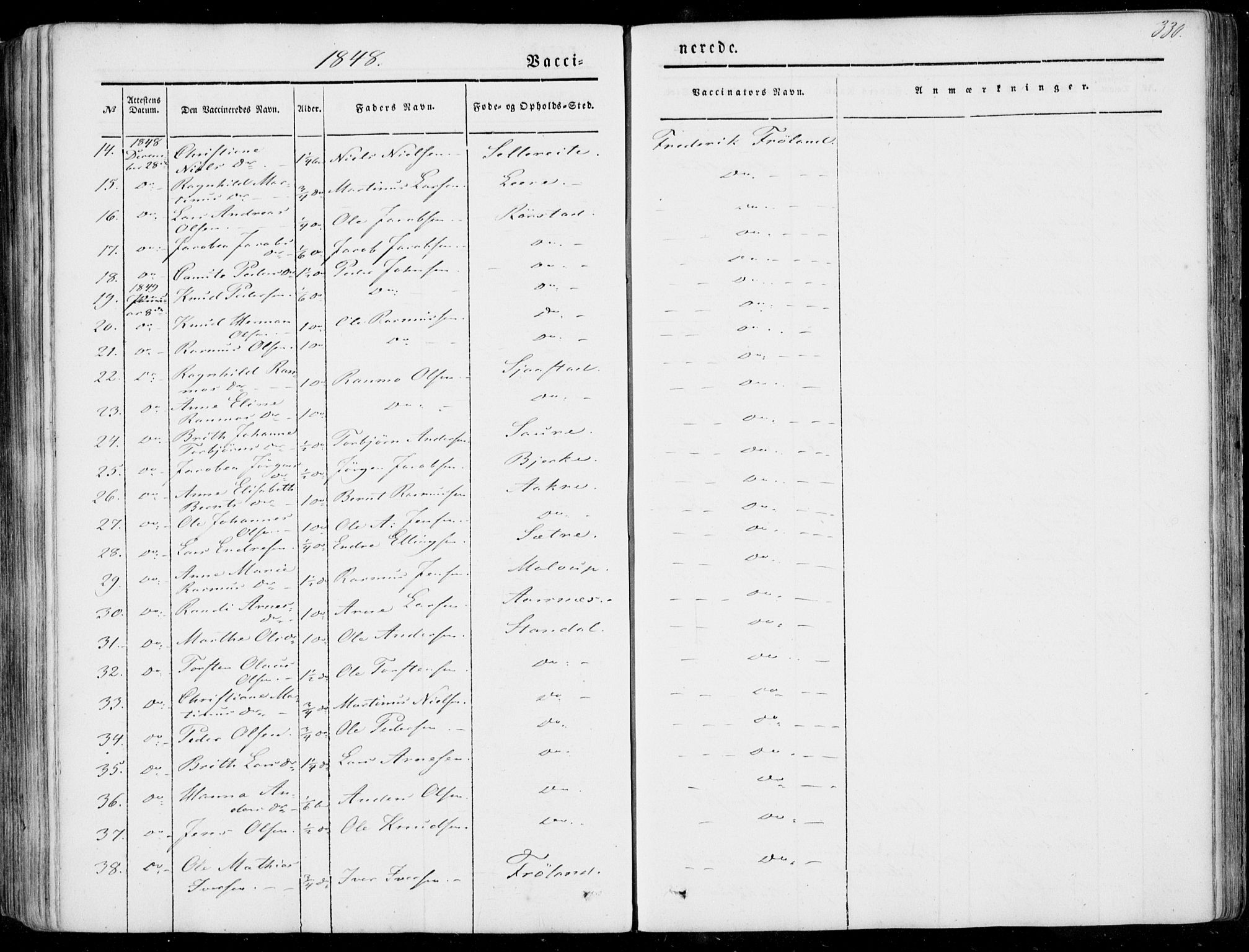 Ministerialprotokoller, klokkerbøker og fødselsregistre - Møre og Romsdal, AV/SAT-A-1454/515/L0209: Parish register (official) no. 515A05, 1847-1868, p. 330