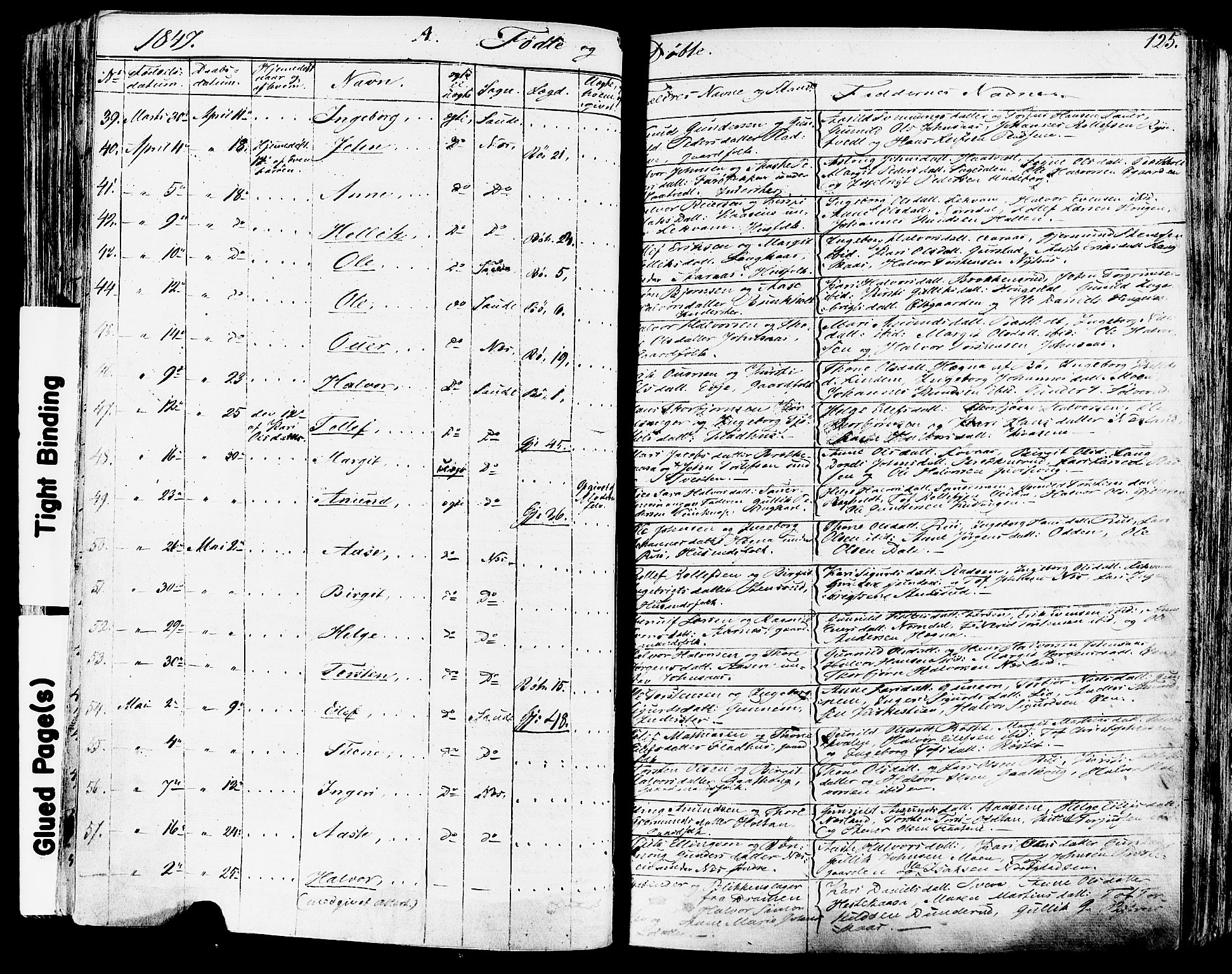 Sauherad kirkebøker, AV/SAKO-A-298/F/Fa/L0006: Parish register (official) no. I 6, 1827-1850, p. 125