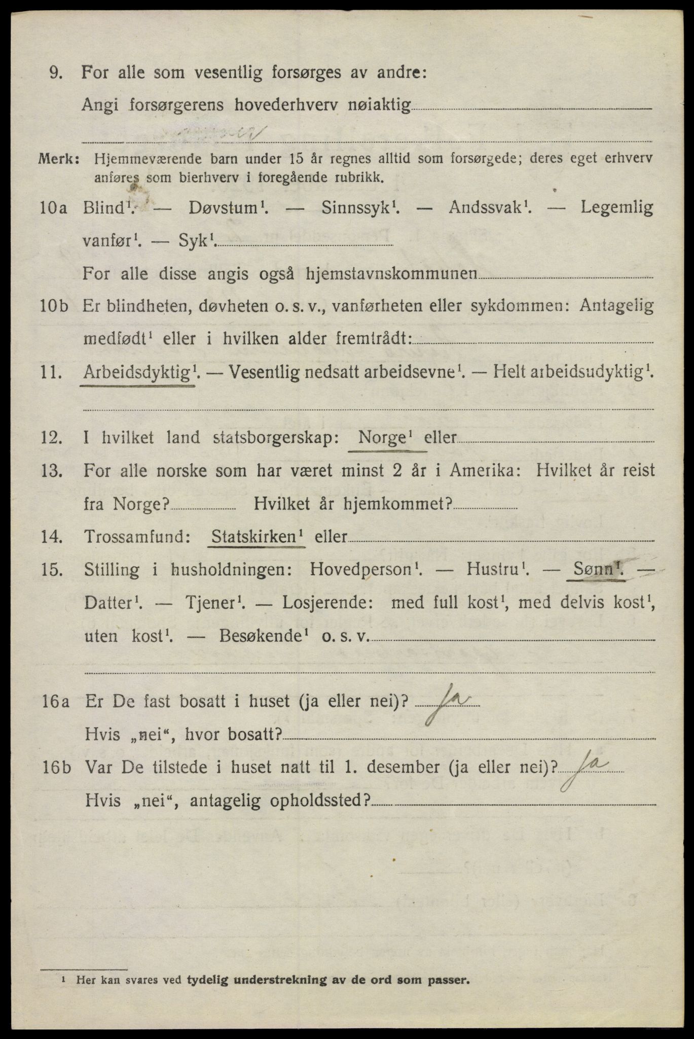 SAO, 1920 census for Hobøl, 1920, p. 2795